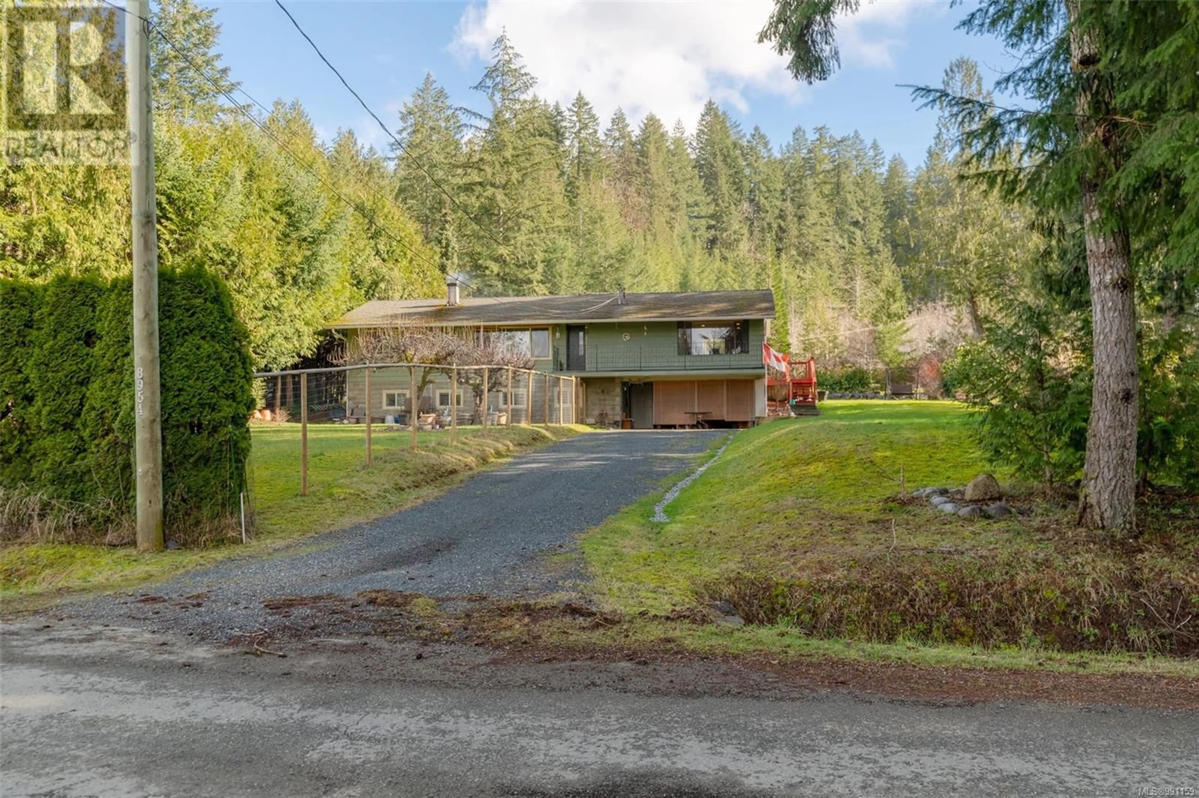A pic from outside/outdoor area/front of a property/back of a property/a pic from drone, street for 8954 FABER ROAD, Port Alberni British Columbia V9Y9B9