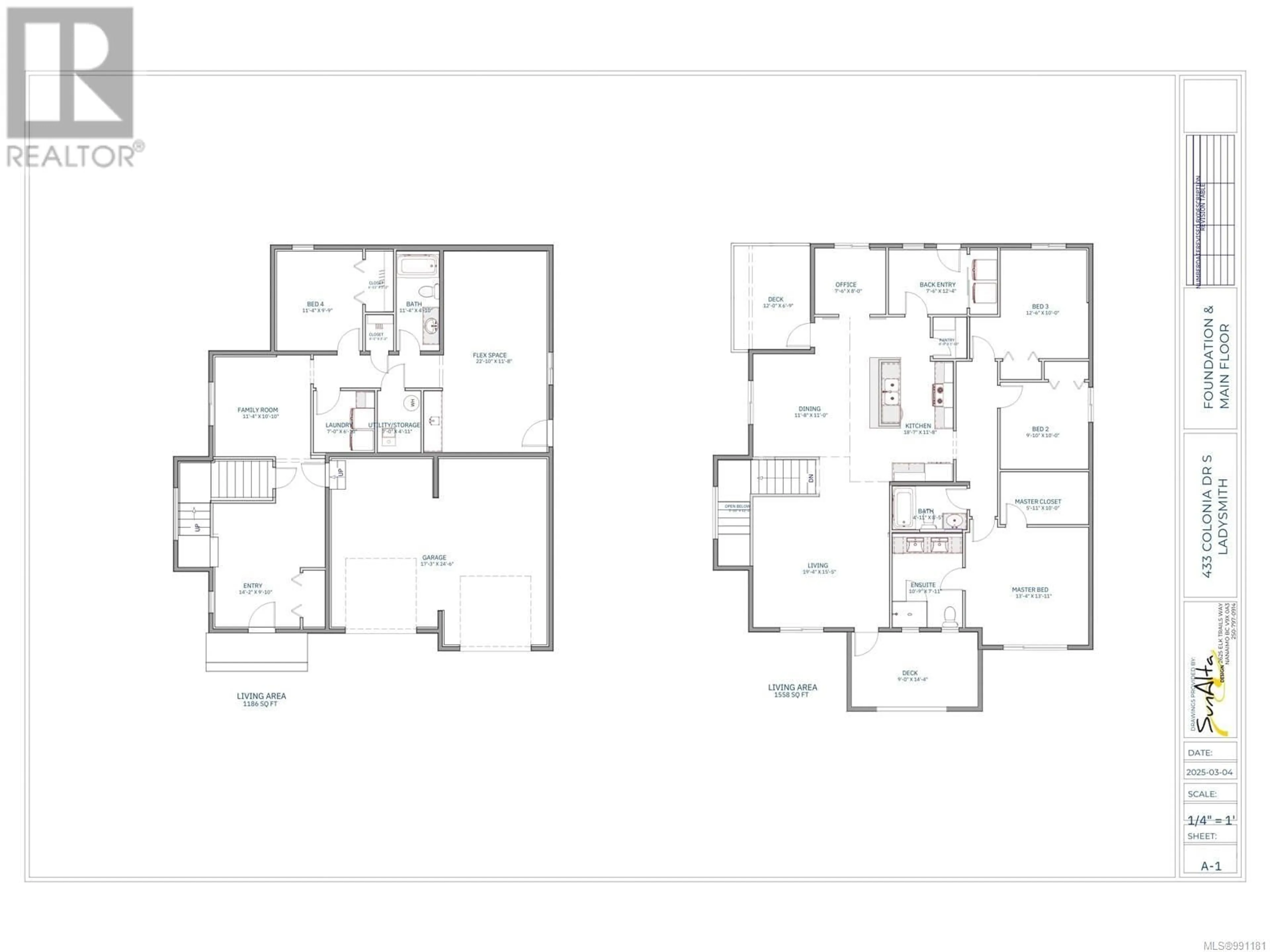 Floor plan for 433 COLONIA DRIVE, Ladysmith British Columbia V9G0B8