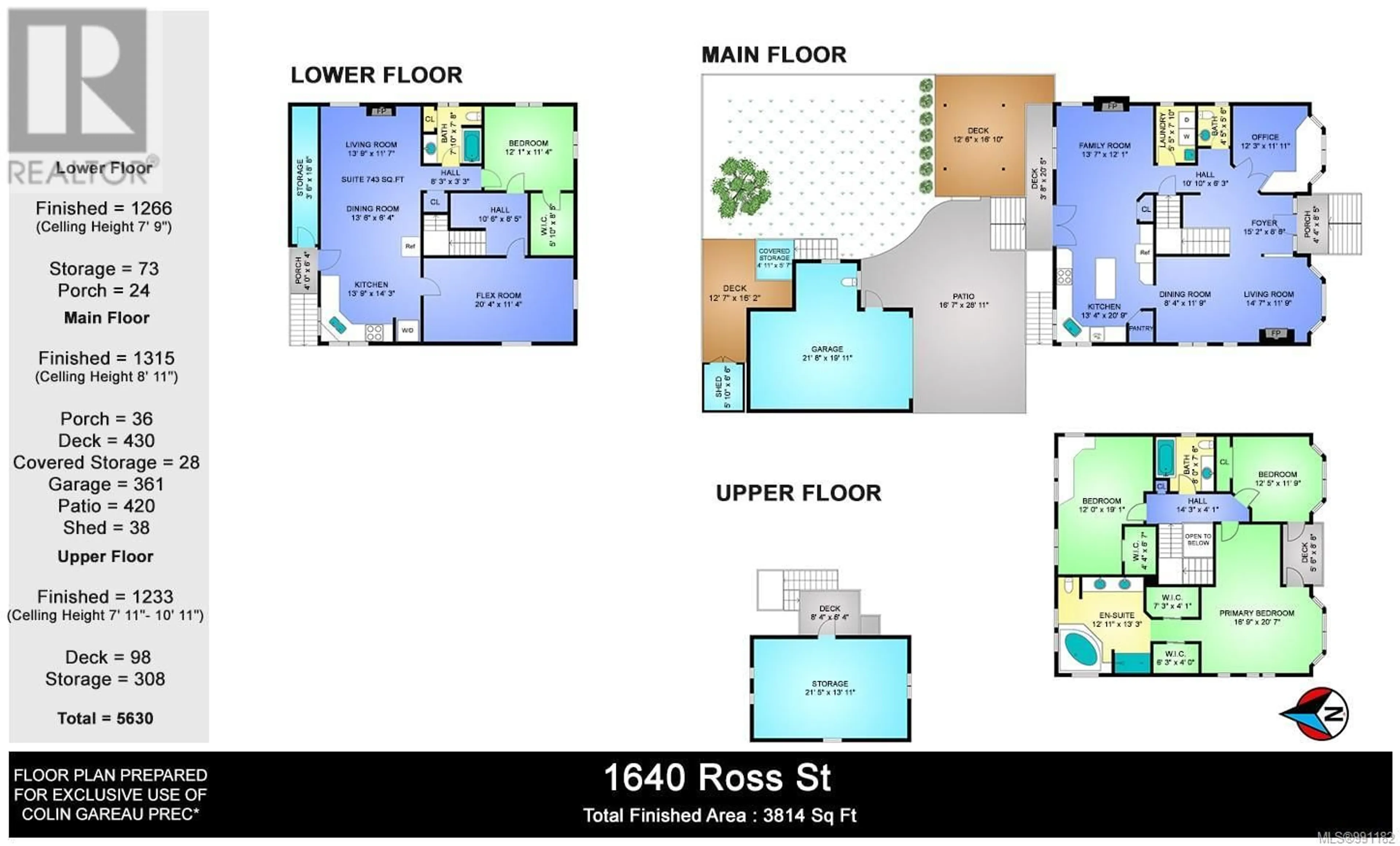 Floor plan for 1640 Ross St, Victoria British Columbia V8S1J8