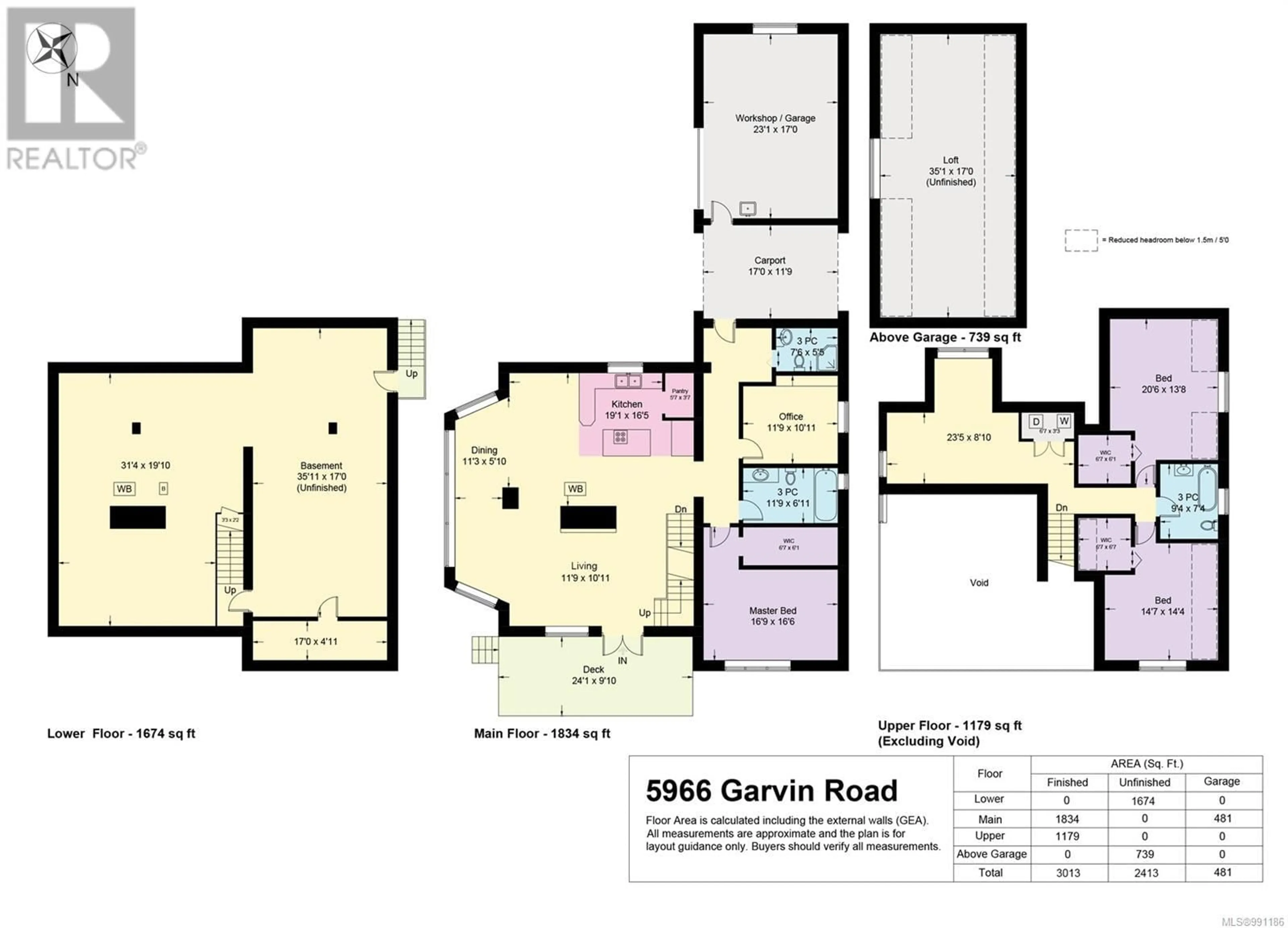 Floor plan for 5966 Garvin Rd, Union Bay British Columbia V0R3B0