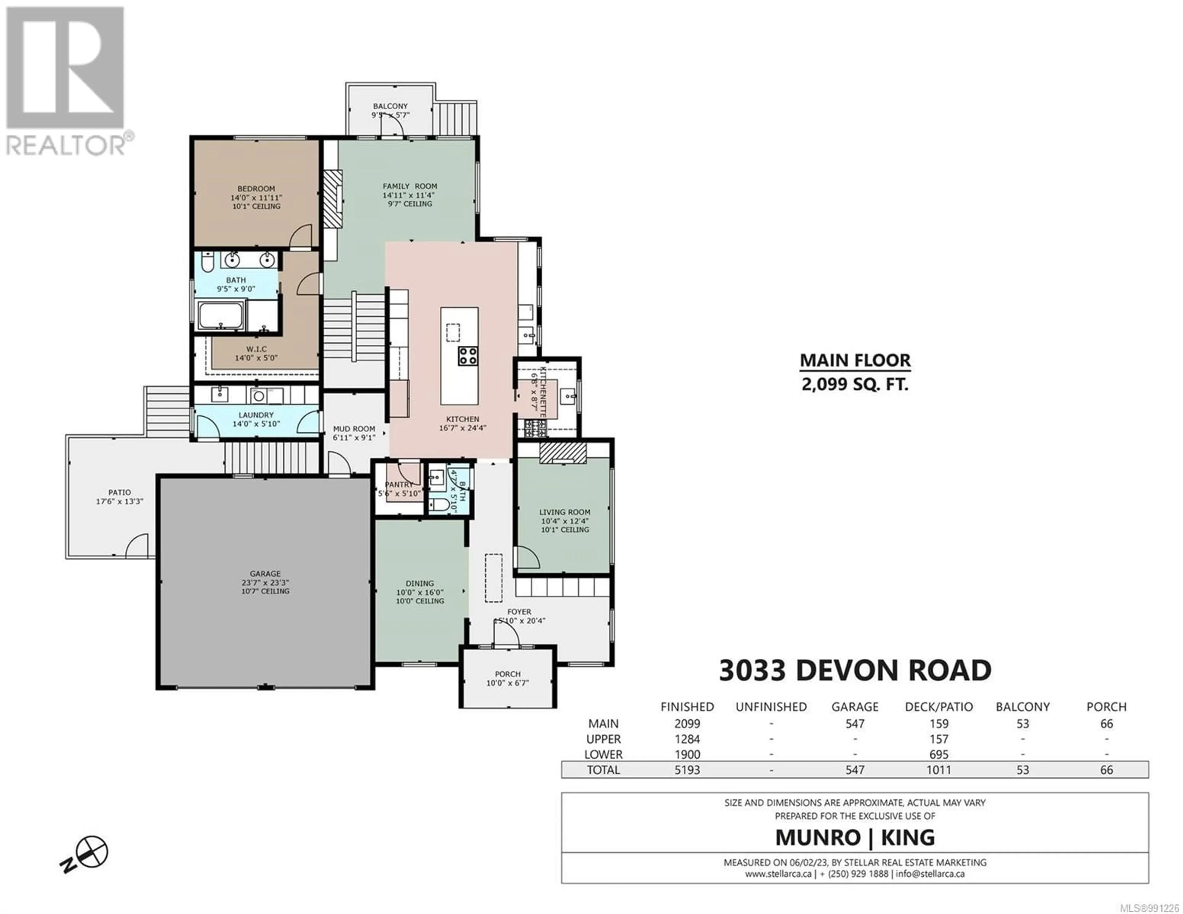 Floor plan for 3033 DEVON ROAD, Oak Bay British Columbia V8R6C8