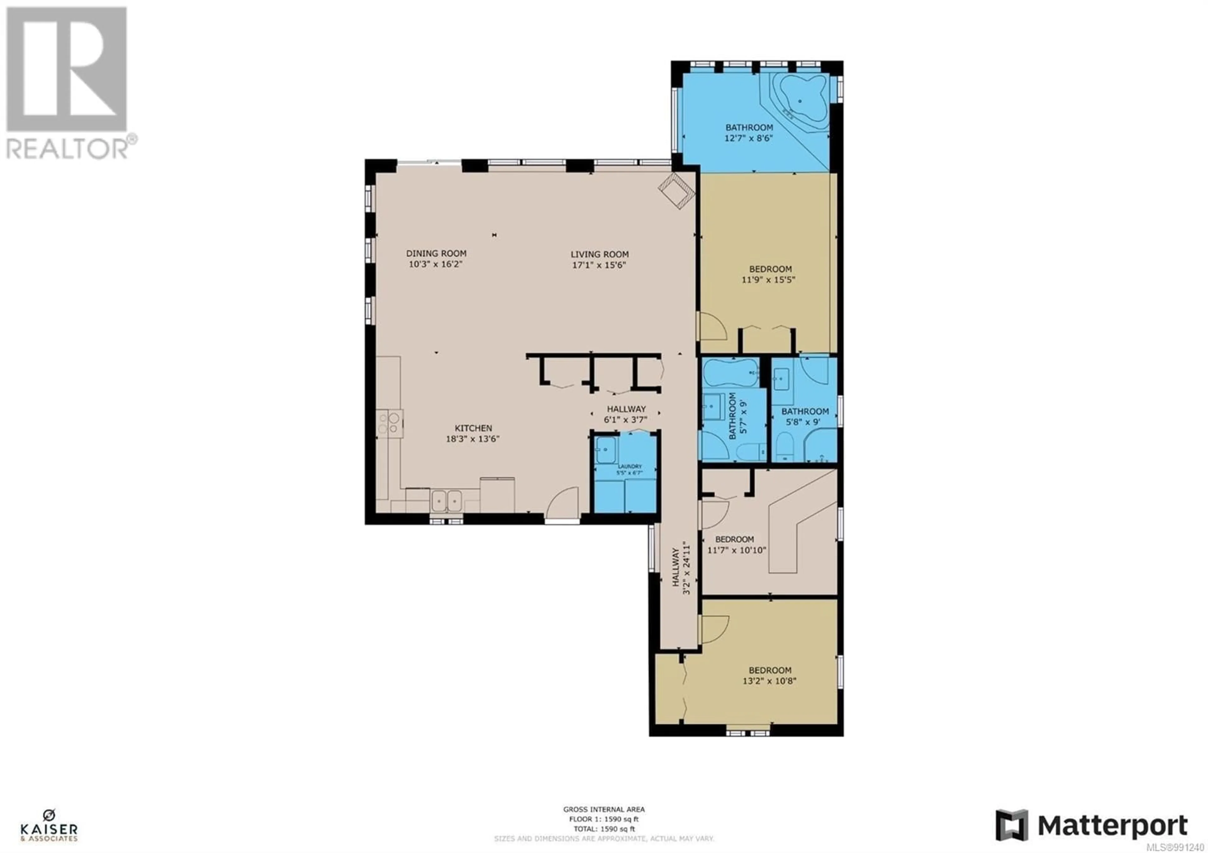 Floor plan for 10043 Beach Dr, Chemainus British Columbia V0R1K1