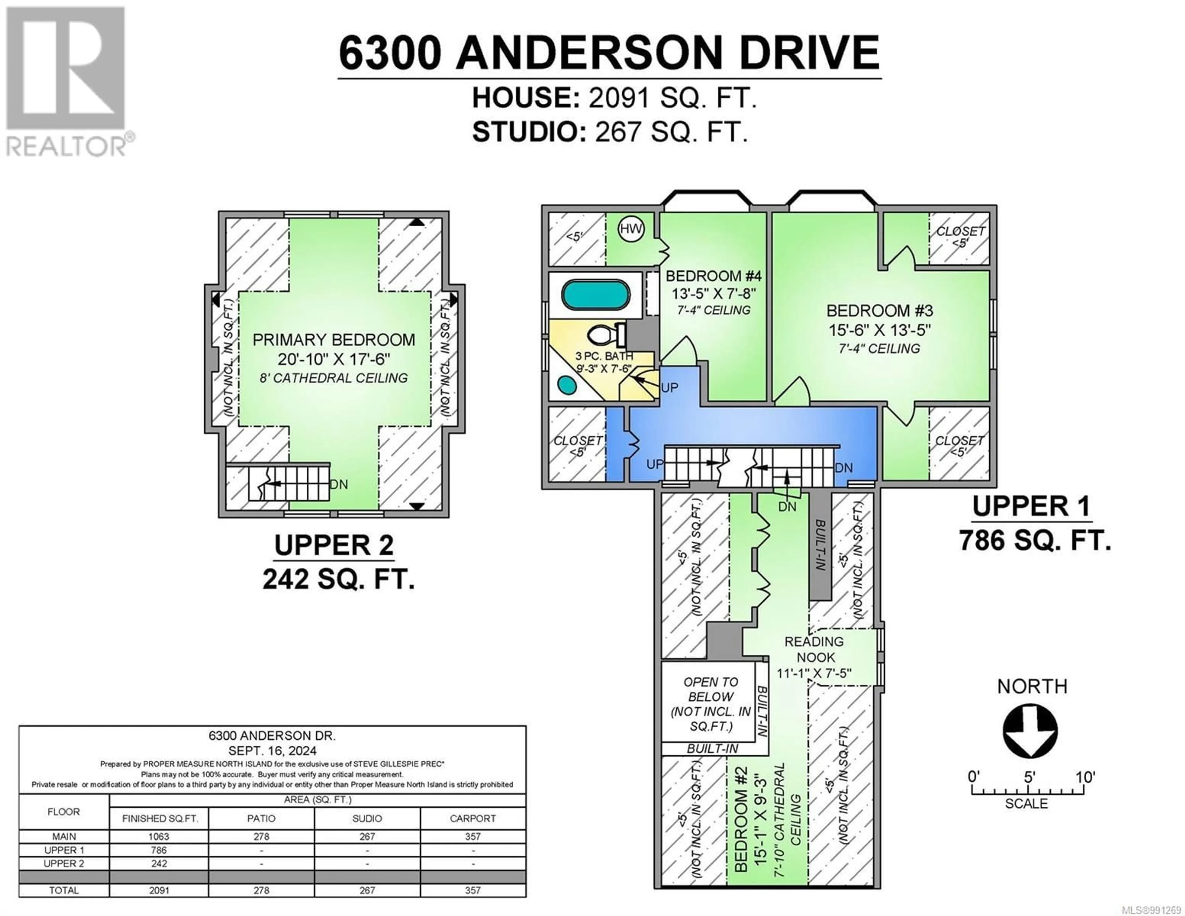 Floor plan for 6300 ANDERSON DRIVE, Hornby Island British Columbia V0R1Z0