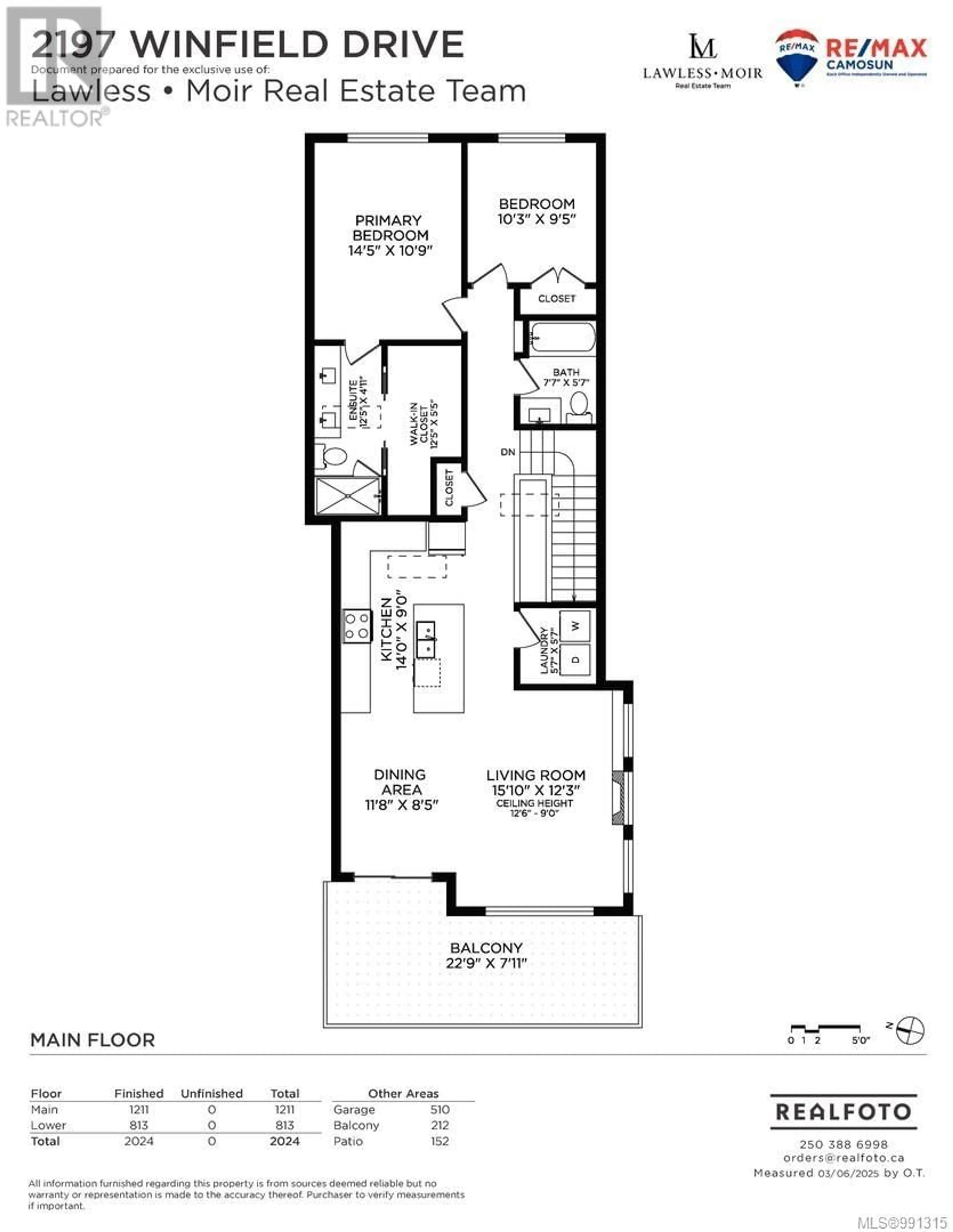 Floor plan for 2197 WINFIELD DRIVE, Sooke British Columbia V9Z1P1