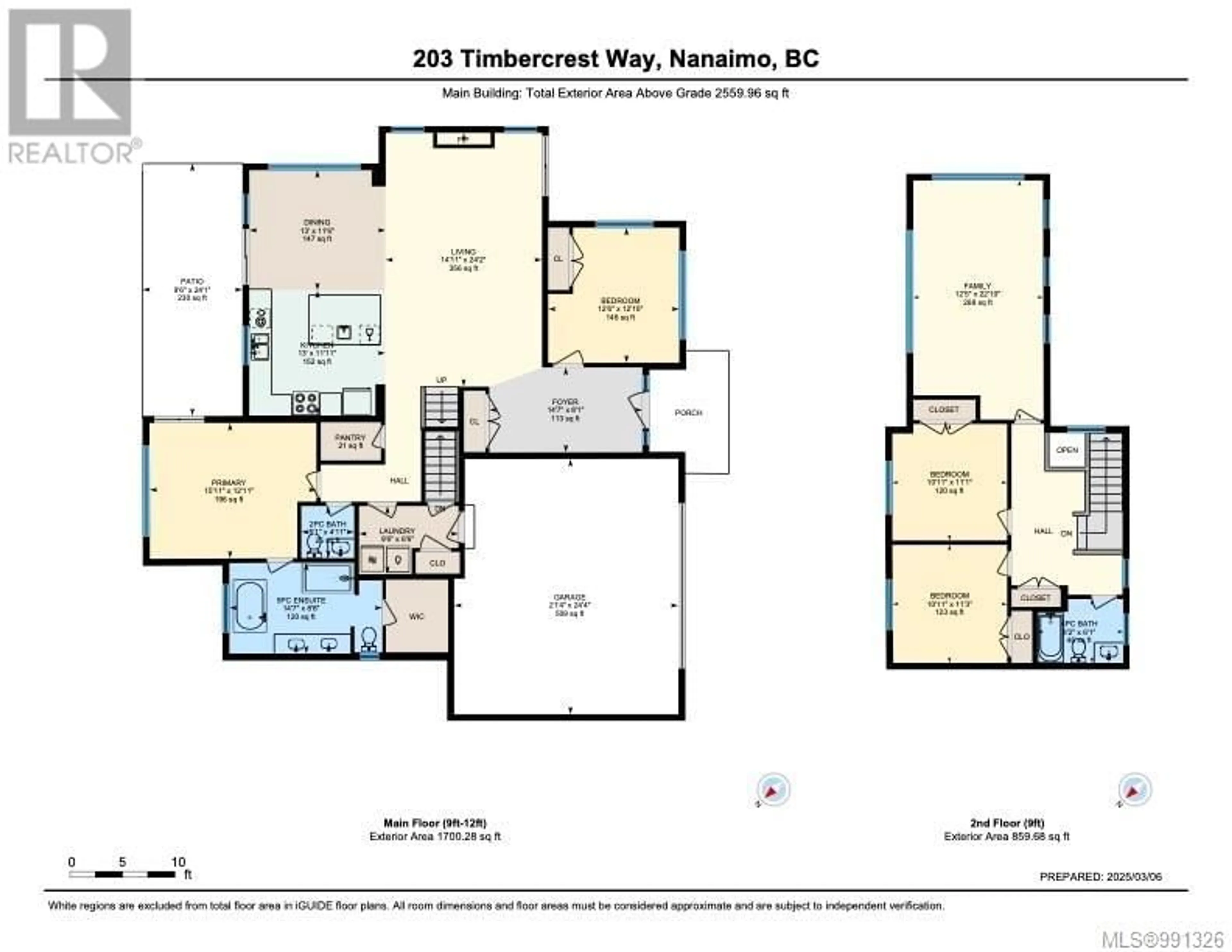 Floor plan for 203 Timbercrest Way, Nanaimo British Columbia V9T6H2