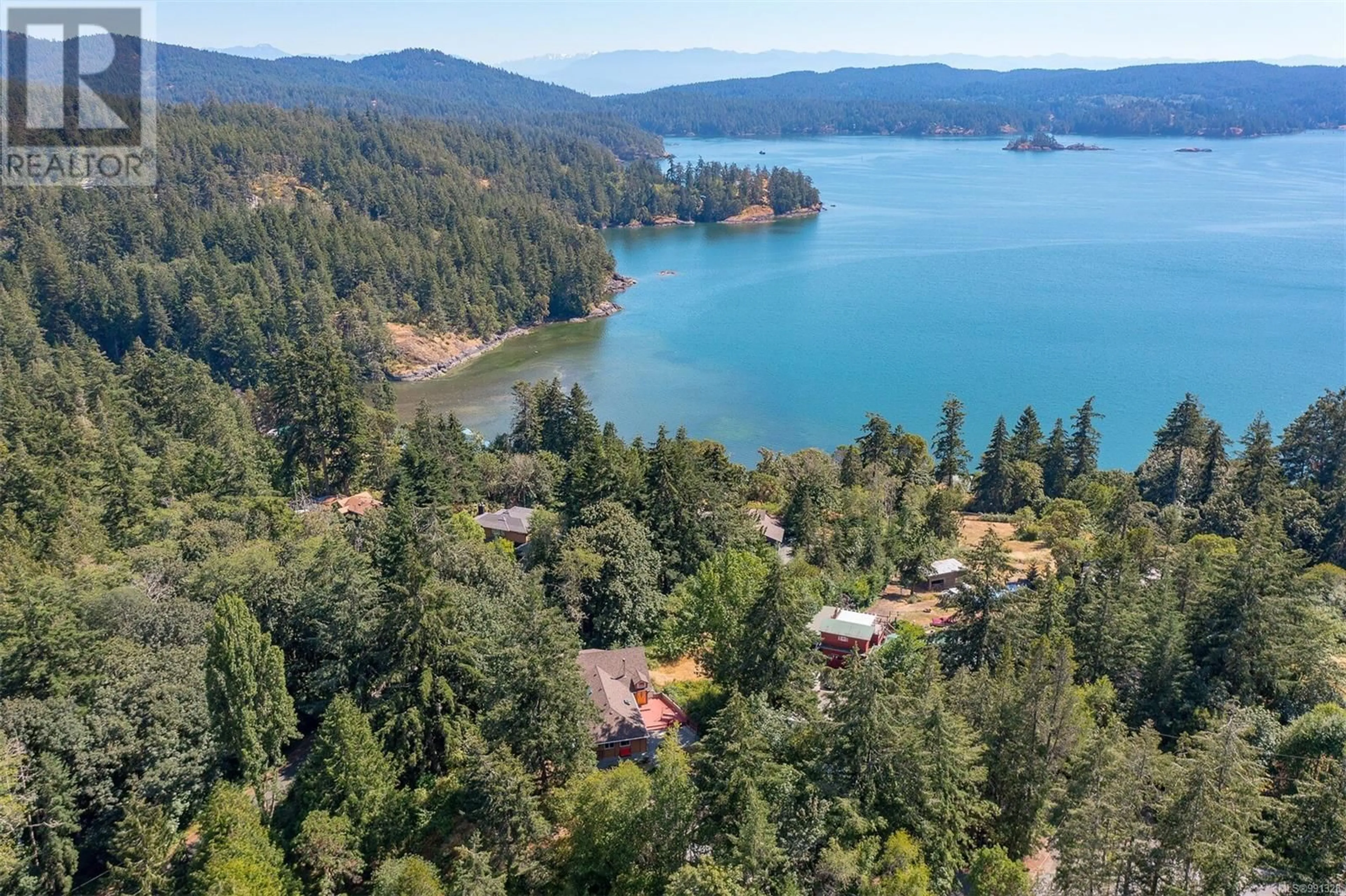 A pic from outside/outdoor area/front of a property/back of a property/a pic from drone, water/lake/river/ocean view for 3013 Manzer Rd, Sooke British Columbia V9Z0C9