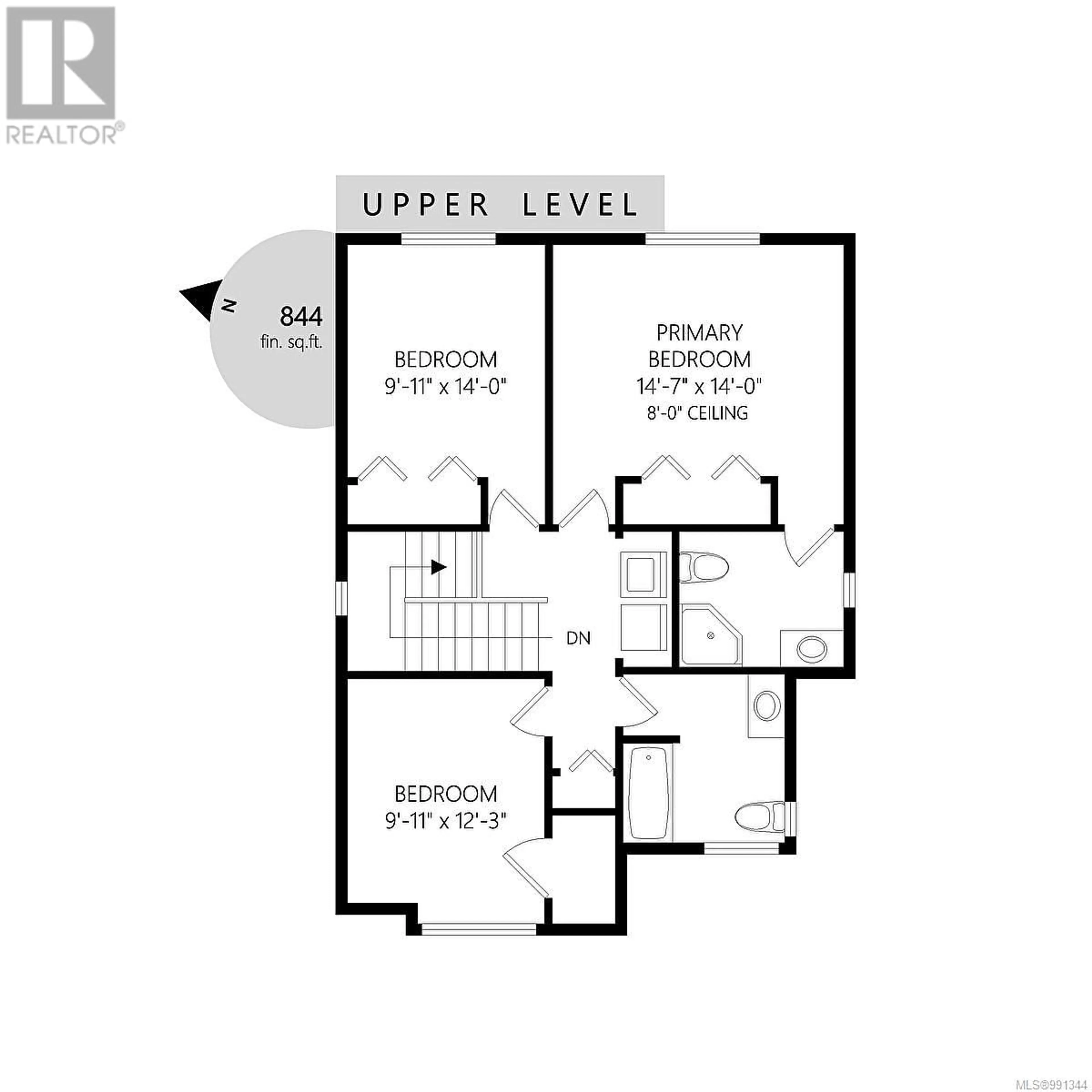 Floor plan for 934 BULLEN COURT, Langford British Columbia V9B6W5