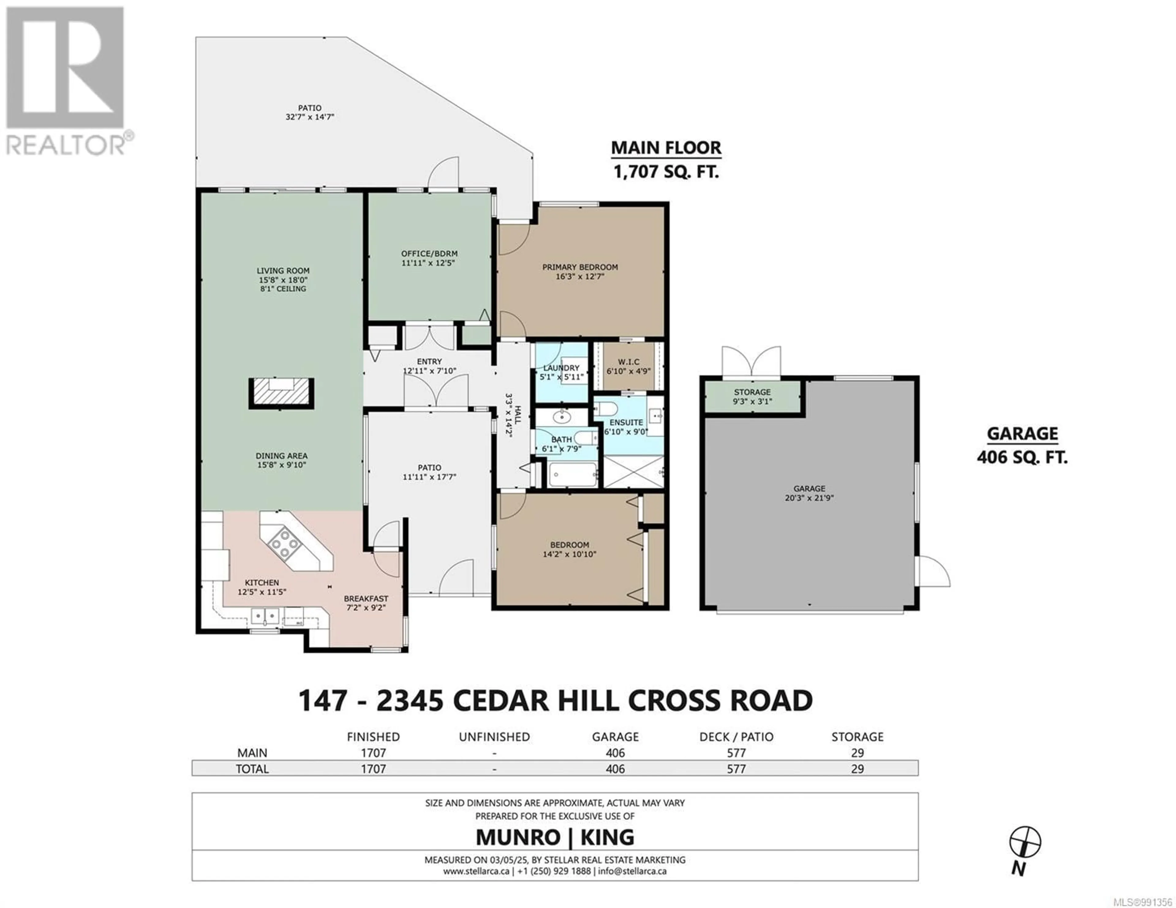 Floor plan for 147 2345 Cedar Hill Cross Rd, Oak Bay British Columbia V8P5M8