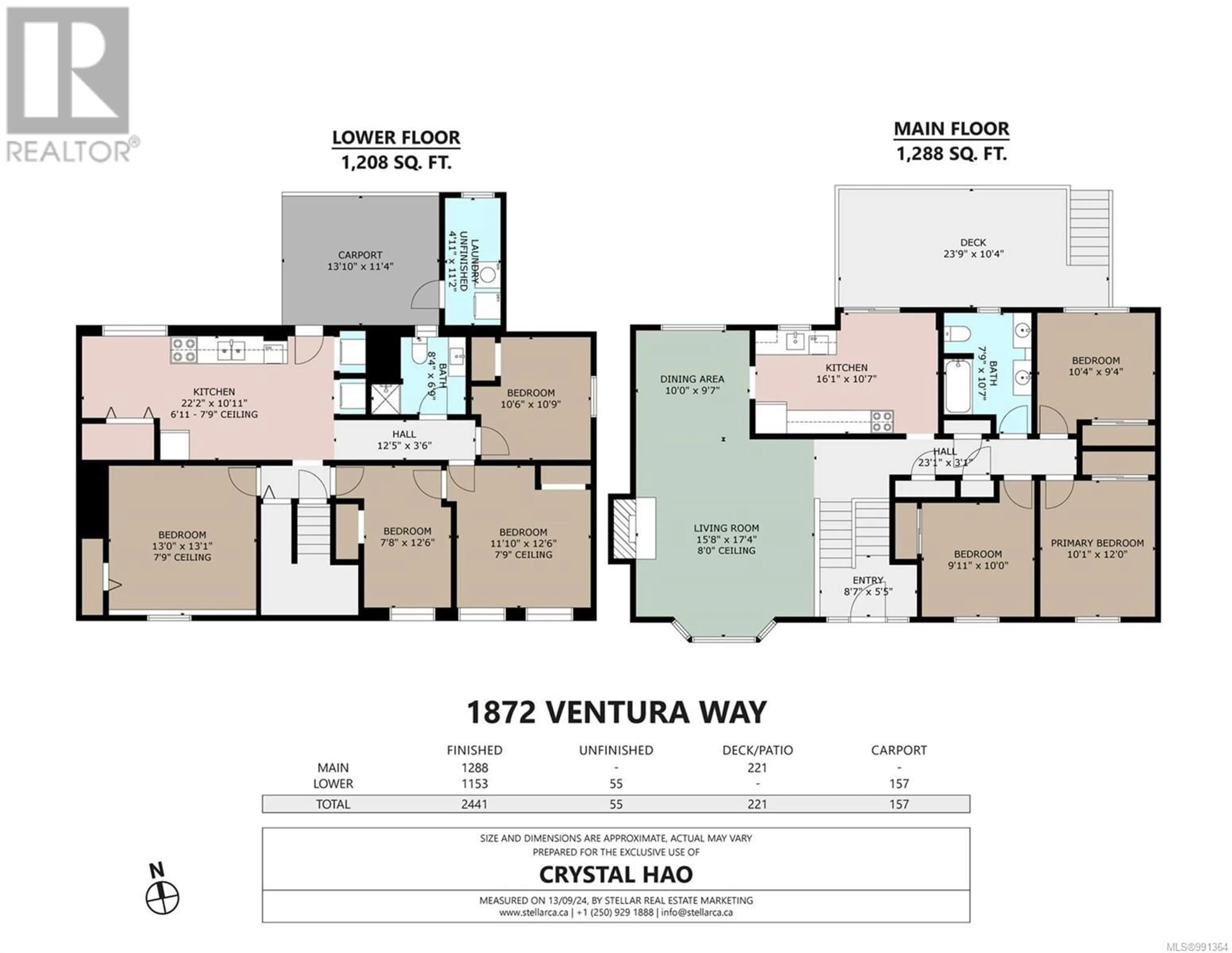 Floor plan for 1872 Ventura Way, Saanich British Columbia V8N1R3