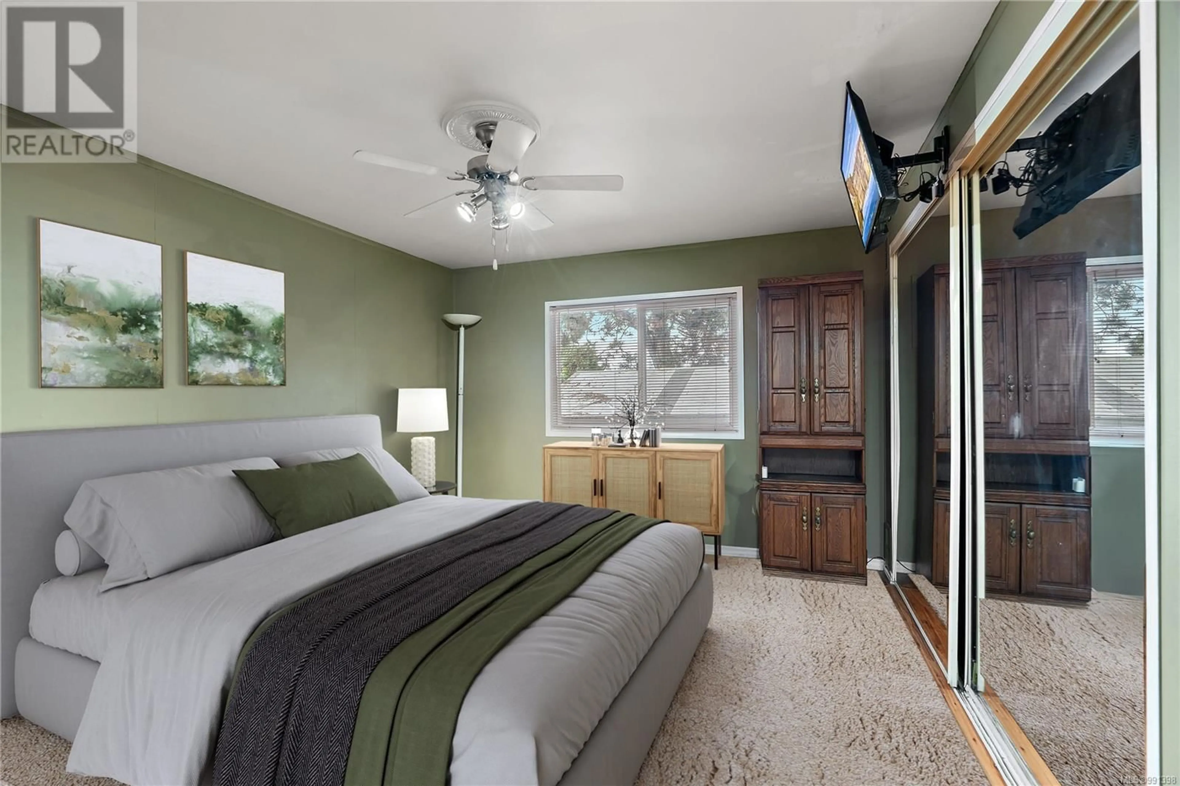 Bedroom with bed, unknown for 56 - 7583 CENTRAL SAANICH ROAD, Central Saanich British Columbia V8M2B6