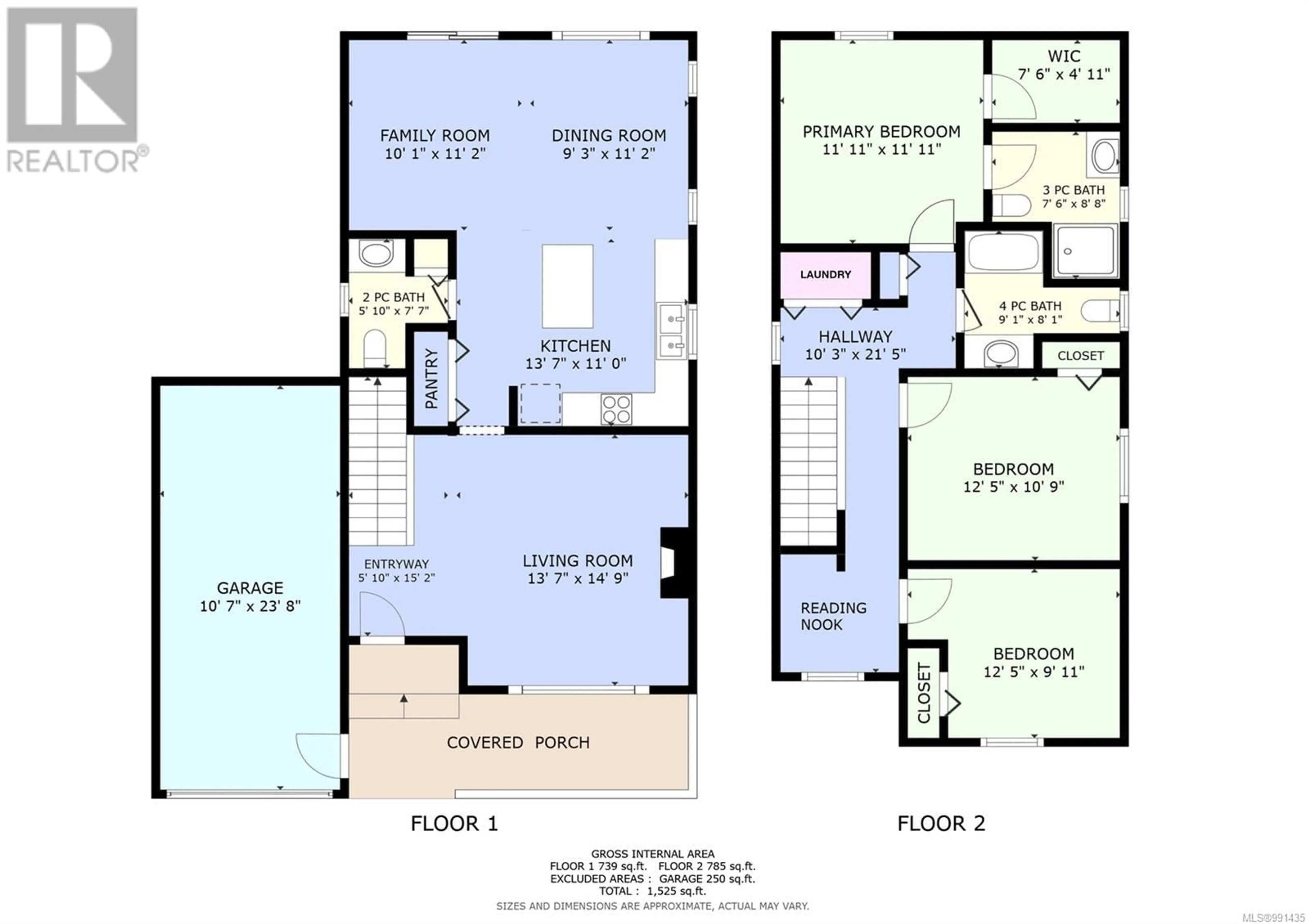 Floor plan for 634 OAKWOOD ROAD, Ladysmith British Columbia V9G2C1