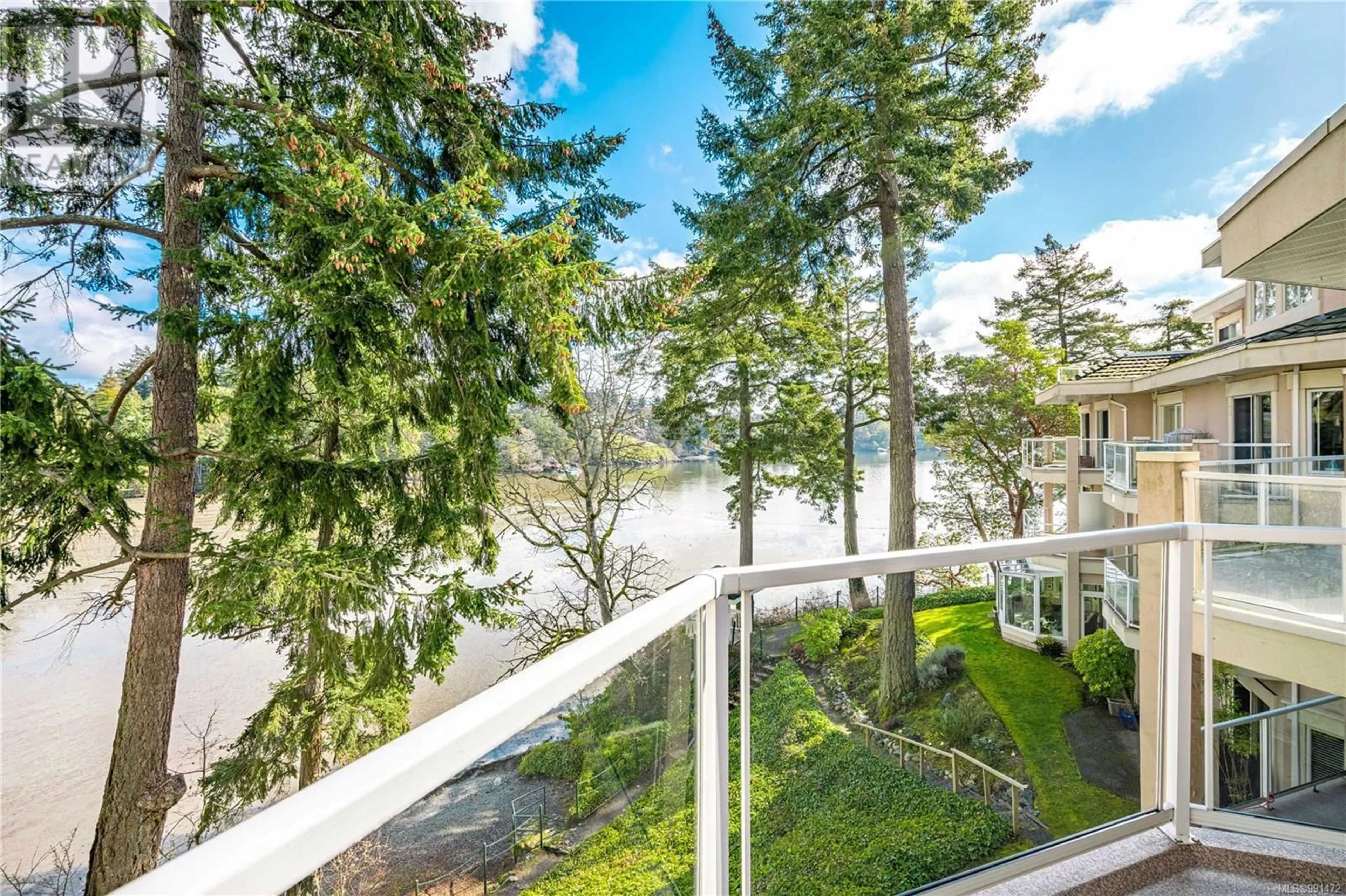 Patio, water/lake/river/ocean view for 306 - 1 BUDDY ROAD, View Royal British Columbia V9B1V6