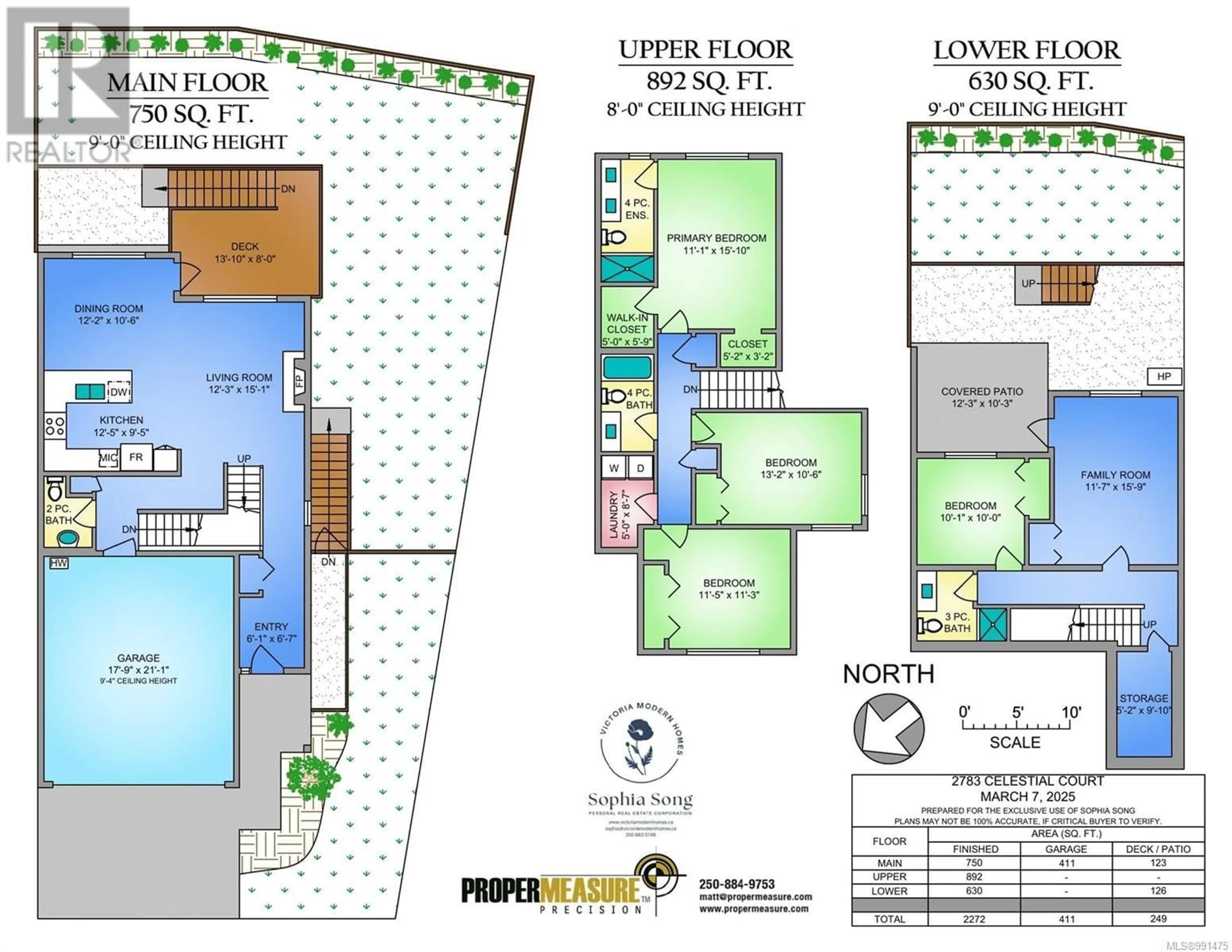 Floor plan for 2783 Celestial Crt, Langford British Columbia V9B3R6