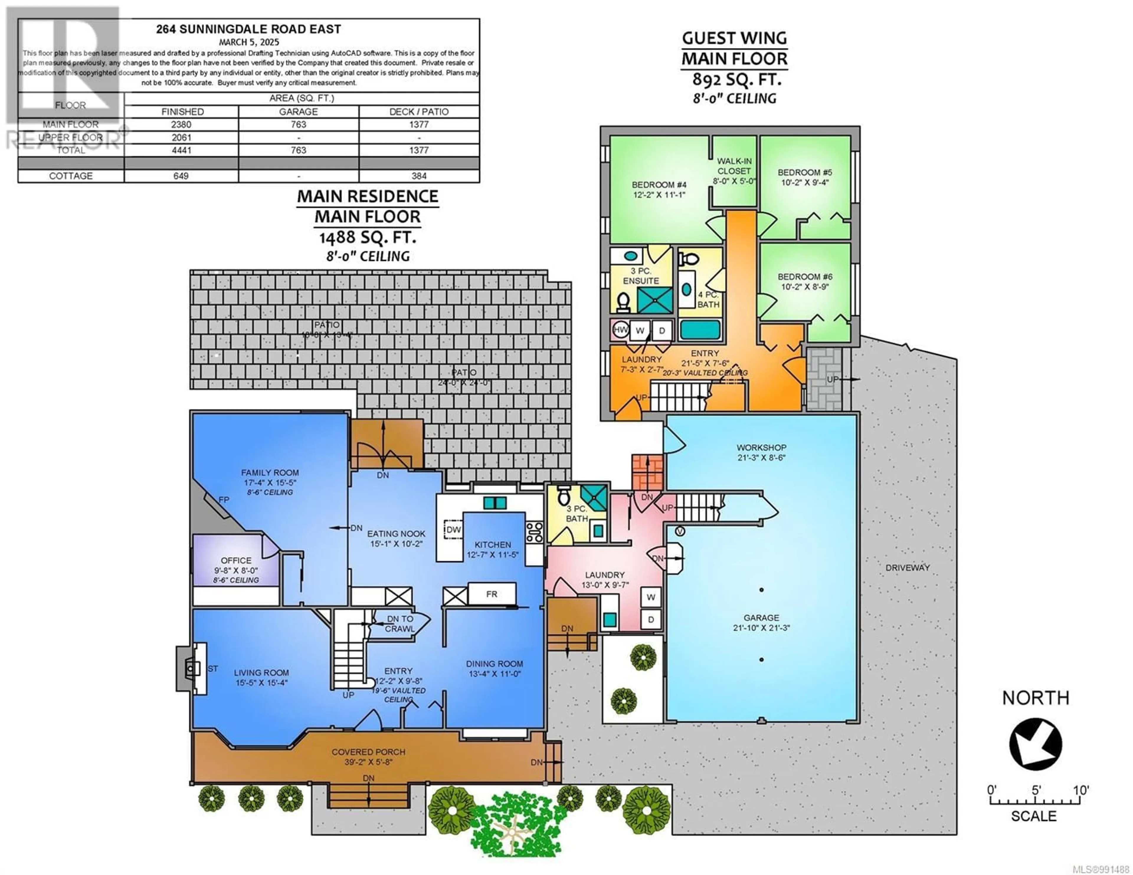Floor plan for 264 SUNNINGDALE ROAD EAST, Qualicum Beach British Columbia V9K1L3