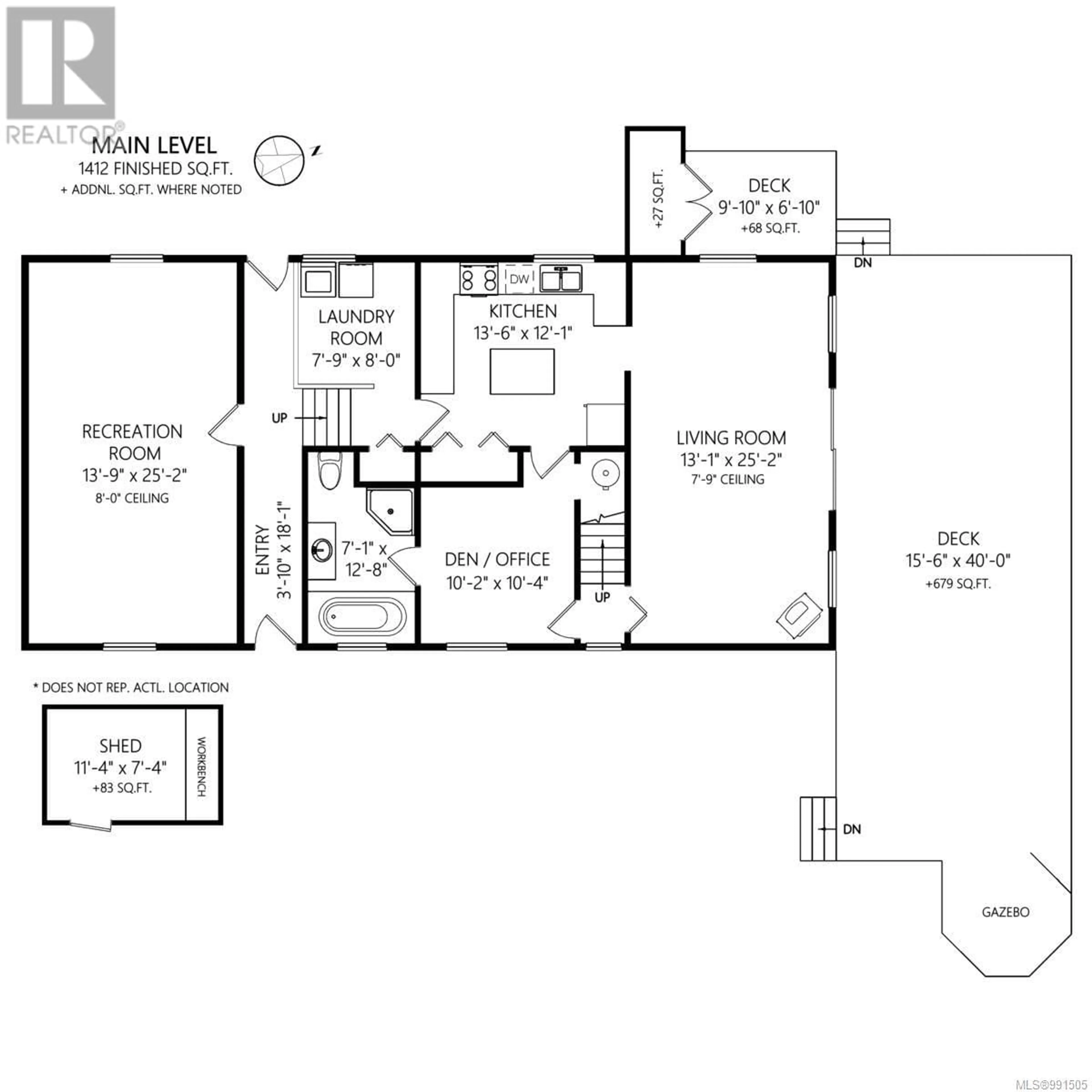 Floor plan for 5945 ISLAND HIGHWAY WEST, Qualicum Beach British Columbia V9K2C9