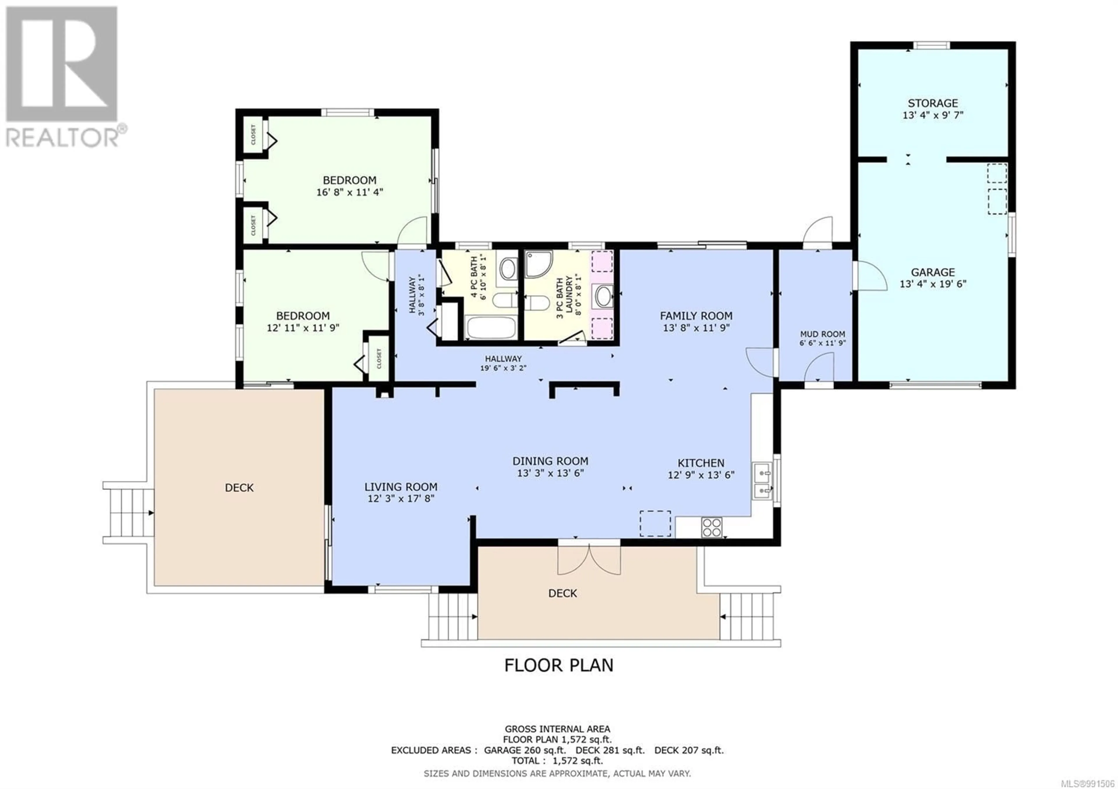 Floor plan for 178 RIVER ROAD, Lake Cowichan British Columbia V0R2G0