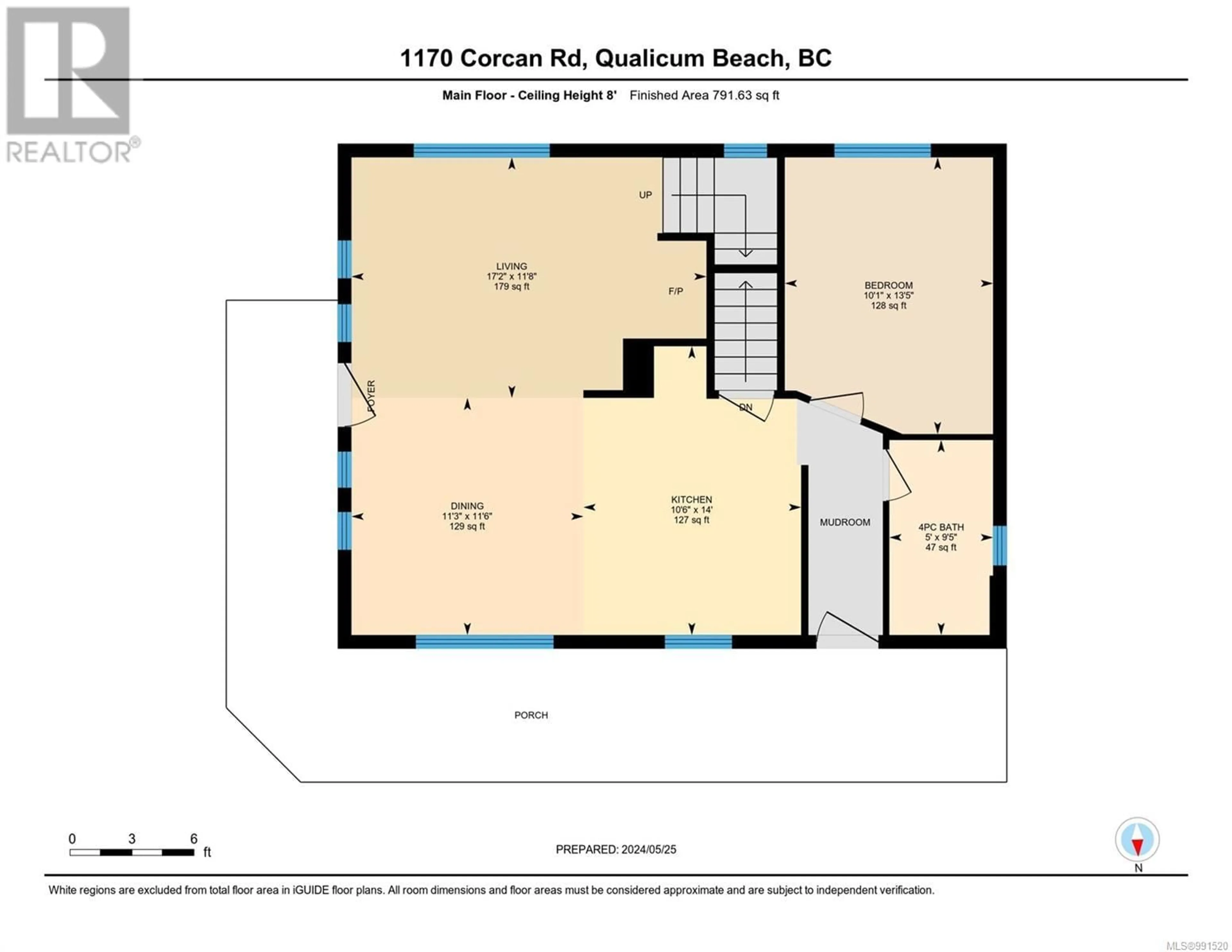 Floor plan for 1170 CORCAN ROAD, Qualicum Beach British Columbia V9K2R6