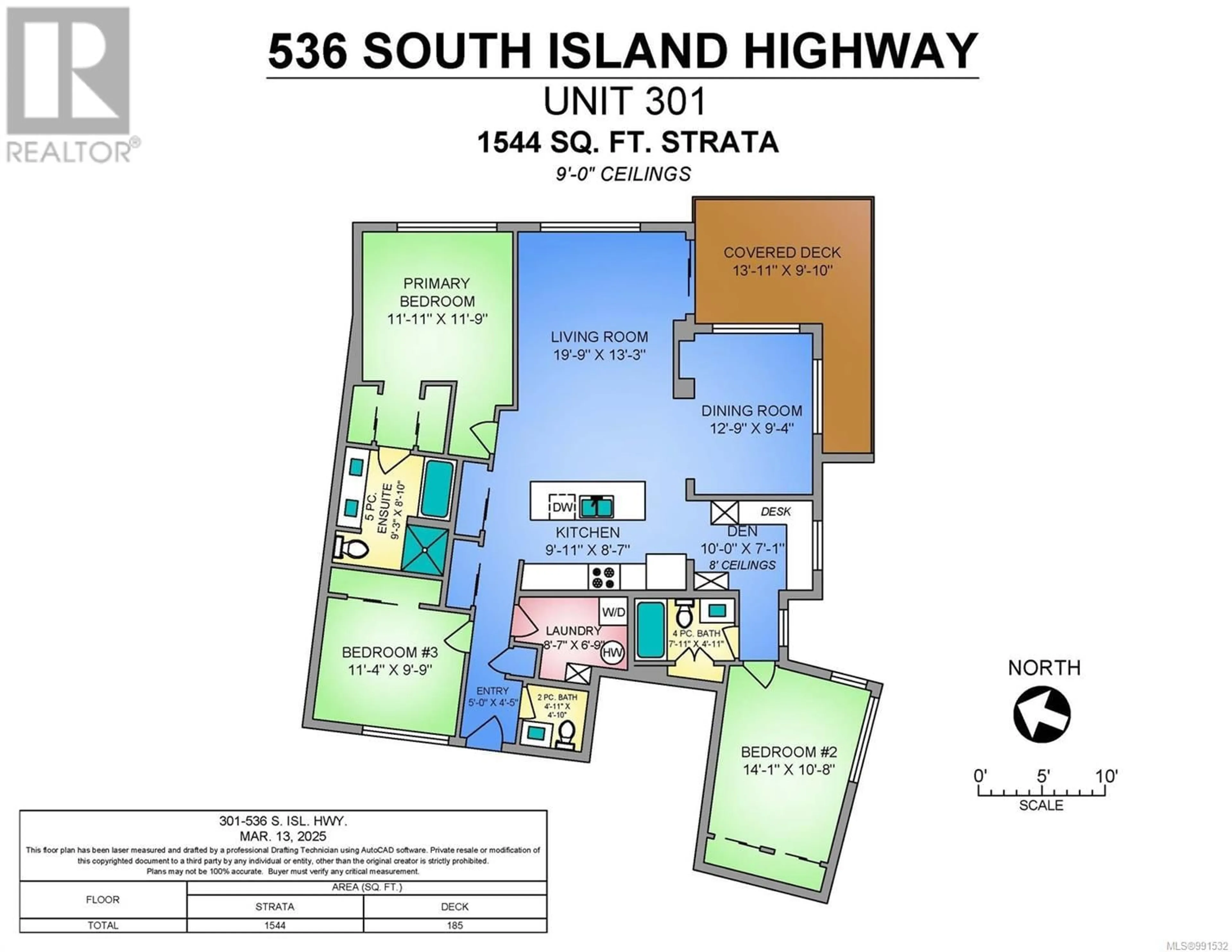 Floor plan for 301 - 536 ISLAND HIGHWAY, Campbell River British Columbia V9W1A5