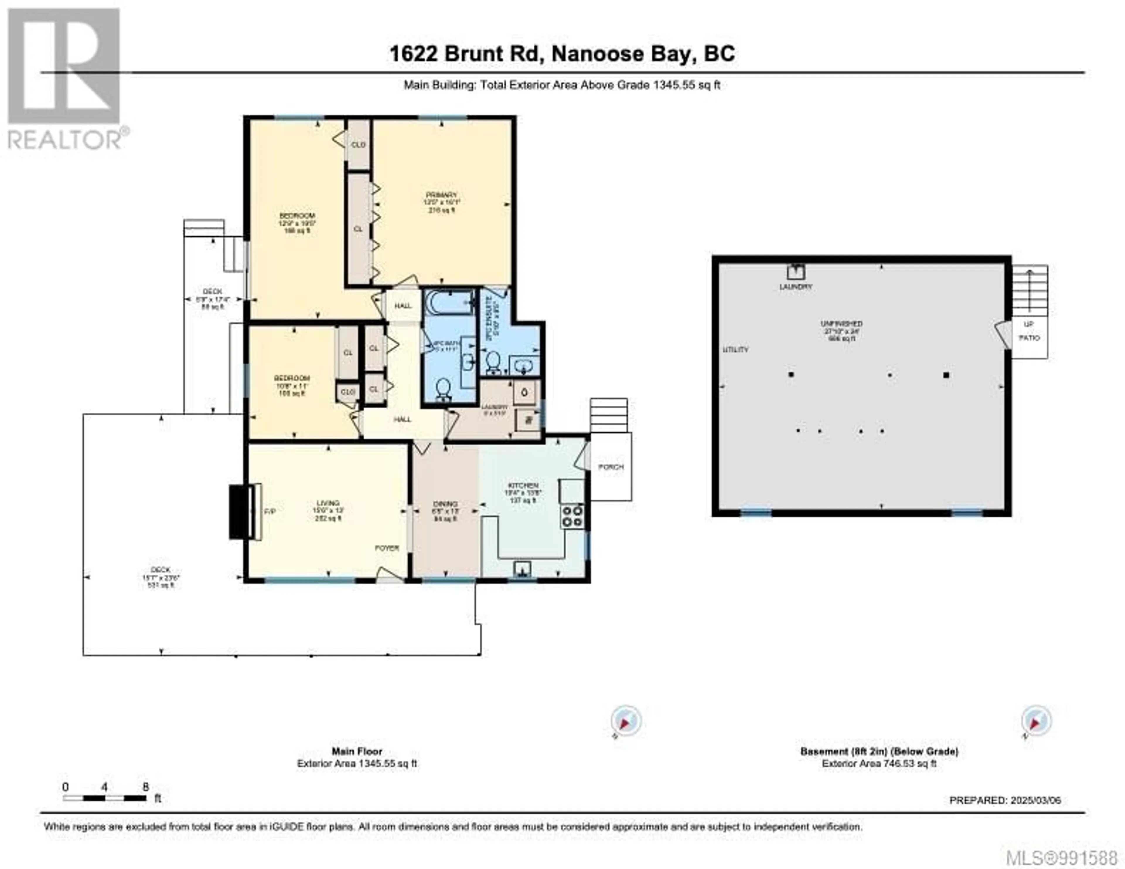 Floor plan for 1622 Brunt Rd, Nanoose Bay British Columbia V9P9C7