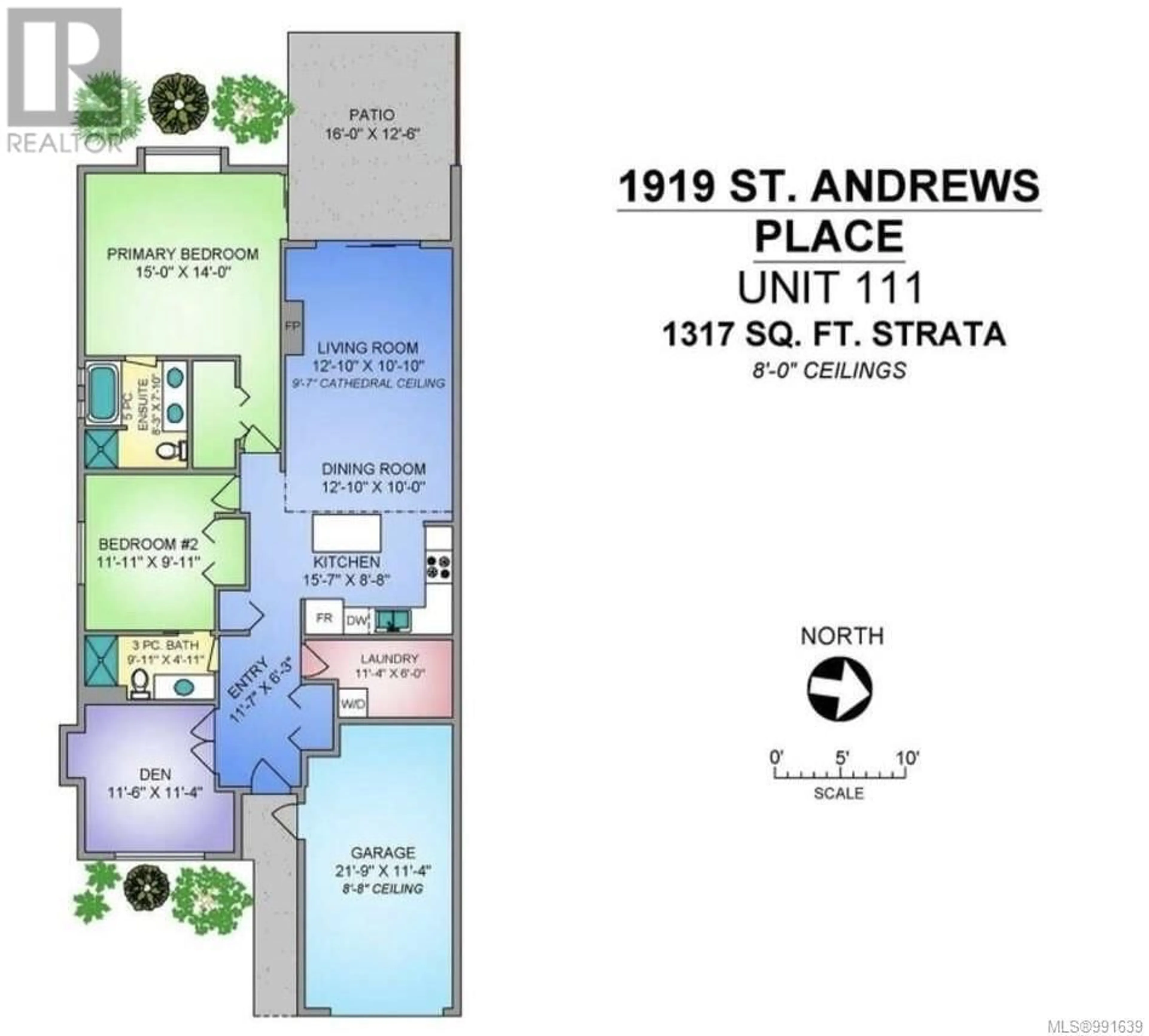 Floor plan for 111 1919 St. Andrews Pl, Courtenay British Columbia V9N9J4