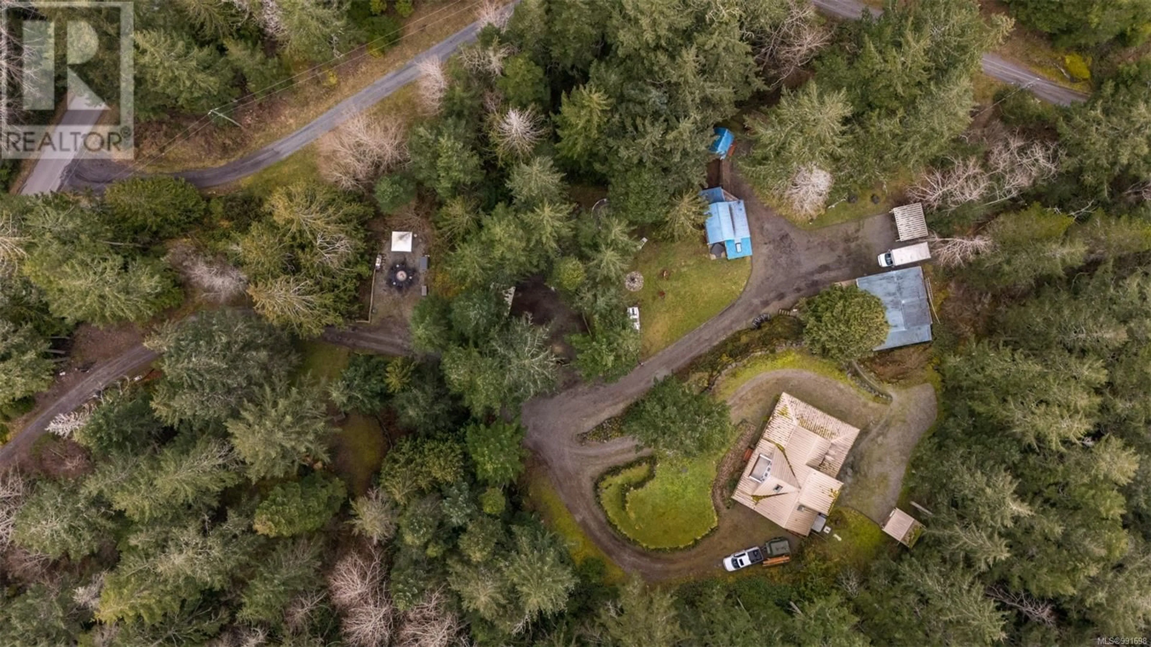 A pic from outside/outdoor area/front of a property/back of a property/a pic from drone, forest/trees view for 788 PARKHEIGHTS DRIVE, Sooke British Columbia V9Z1B5