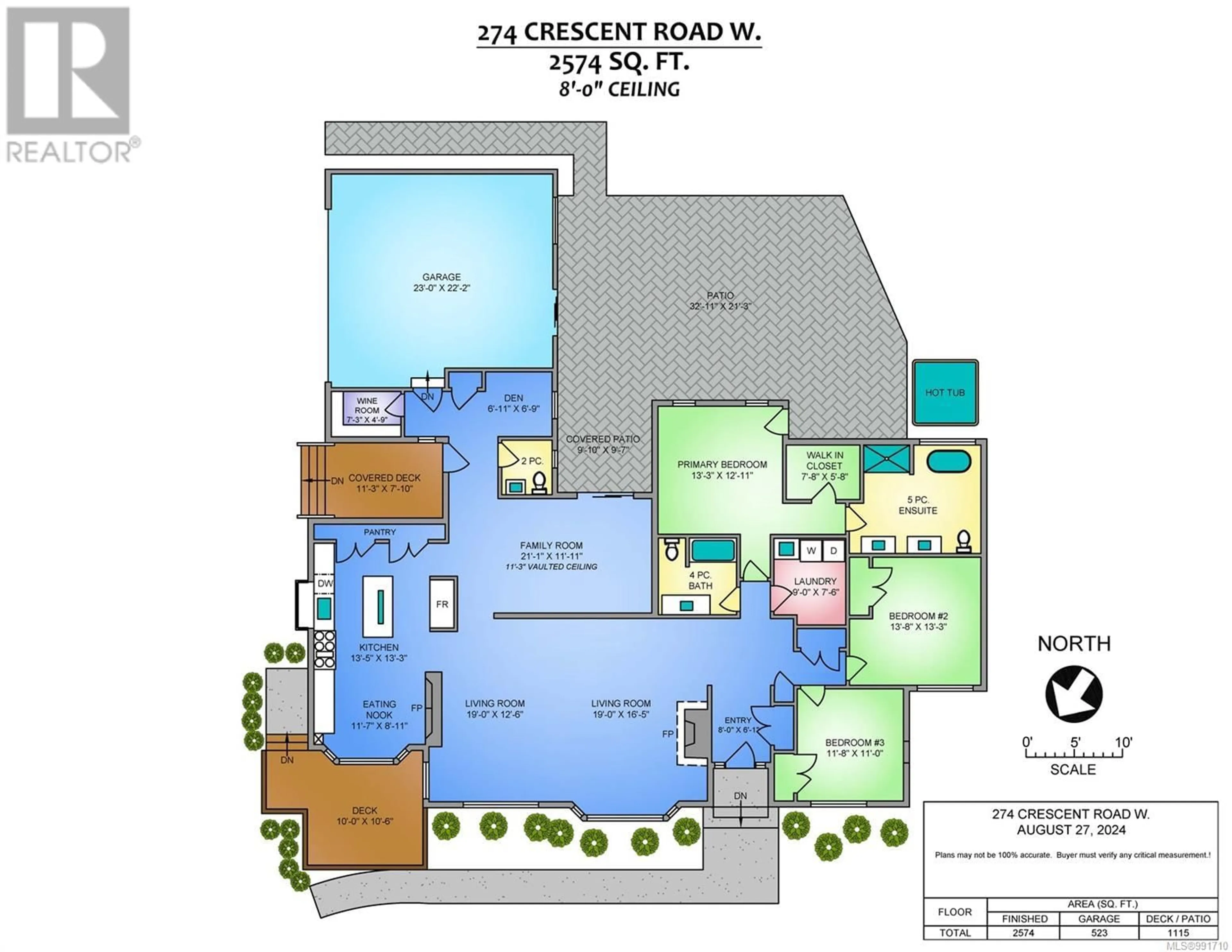 Floor plan for 274 CRESCENT ROAD WEST, Qualicum Beach British Columbia V9K1J9