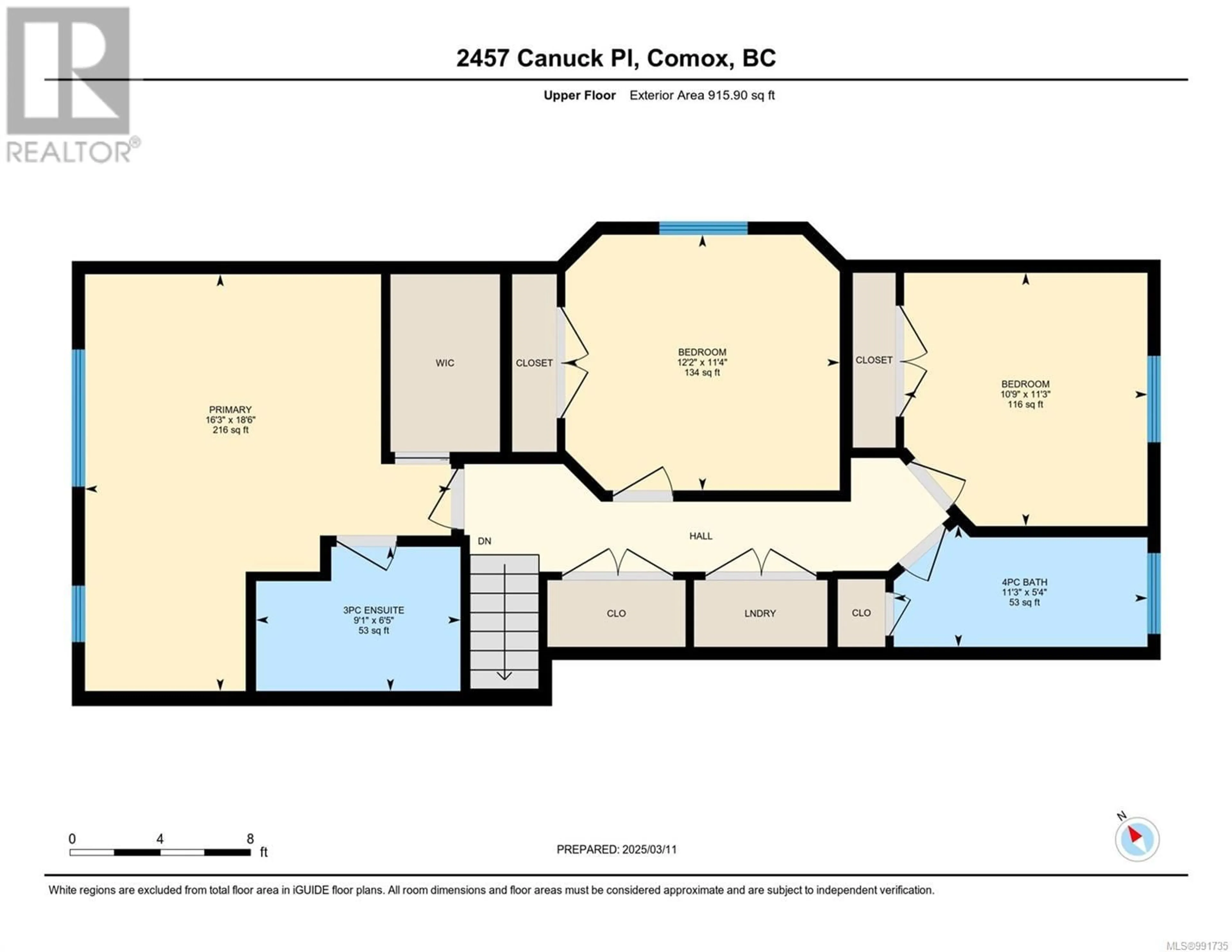 Floor plan for 2457 CANUCK PLACE, Comox British Columbia V9M0A2