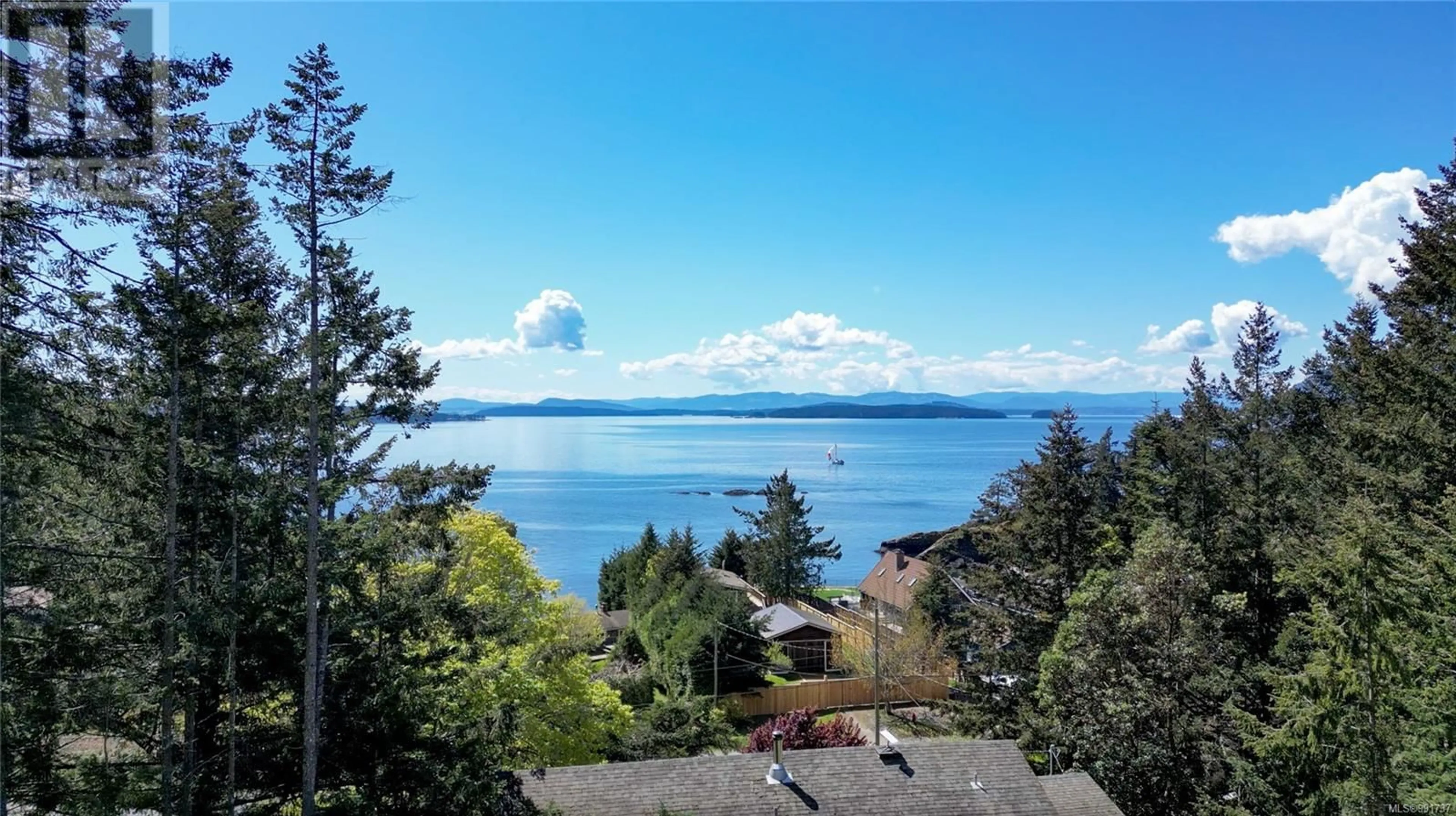 A pic from outside/outdoor area/front of a property/back of a property/a pic from drone, forest/trees view for 3731 PRIVATEERS ROAD, Pender Island British Columbia V0N2M2