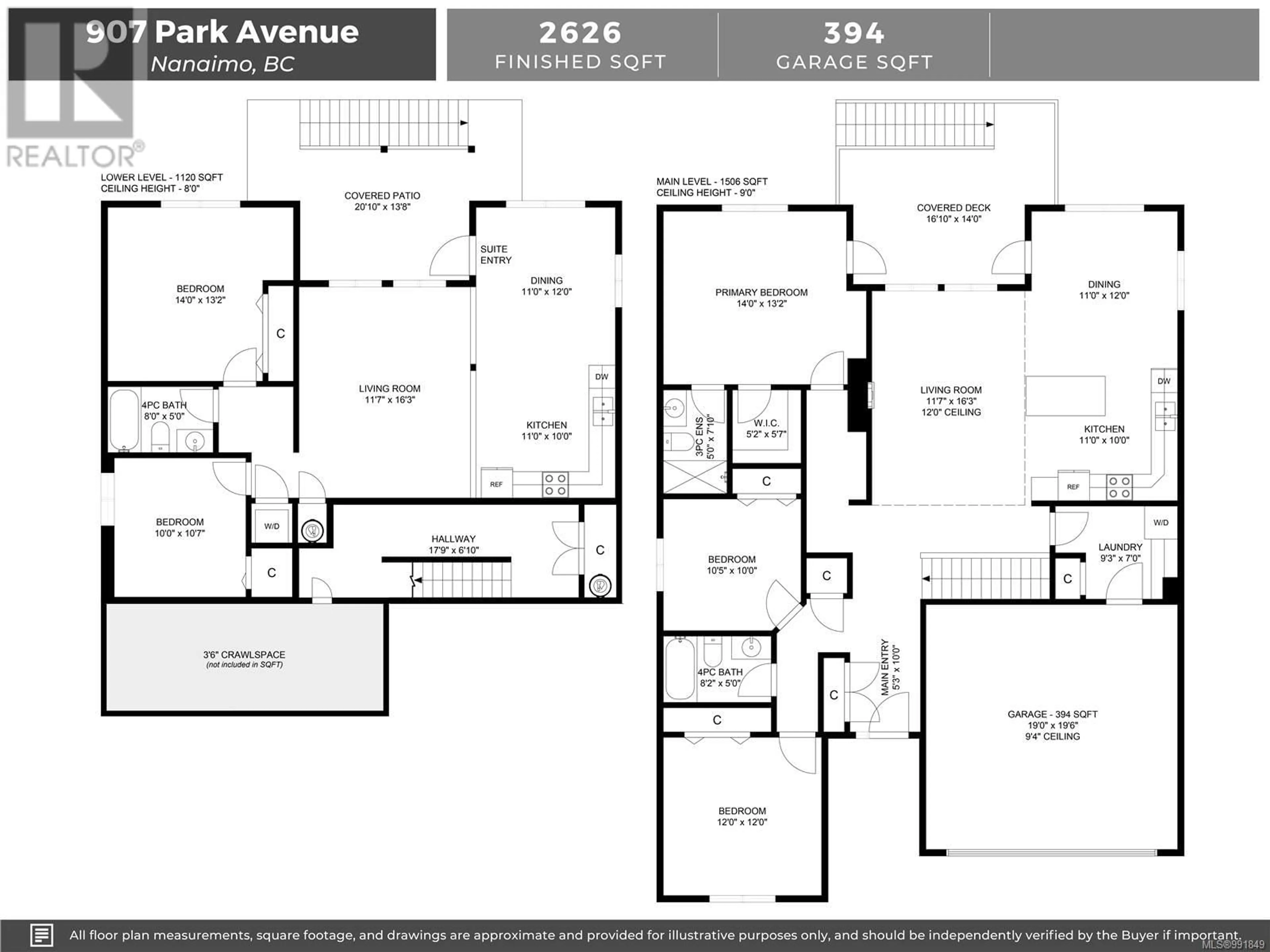 Floor plan for 907 Park Ave, Nanaimo British Columbia V9R4J3