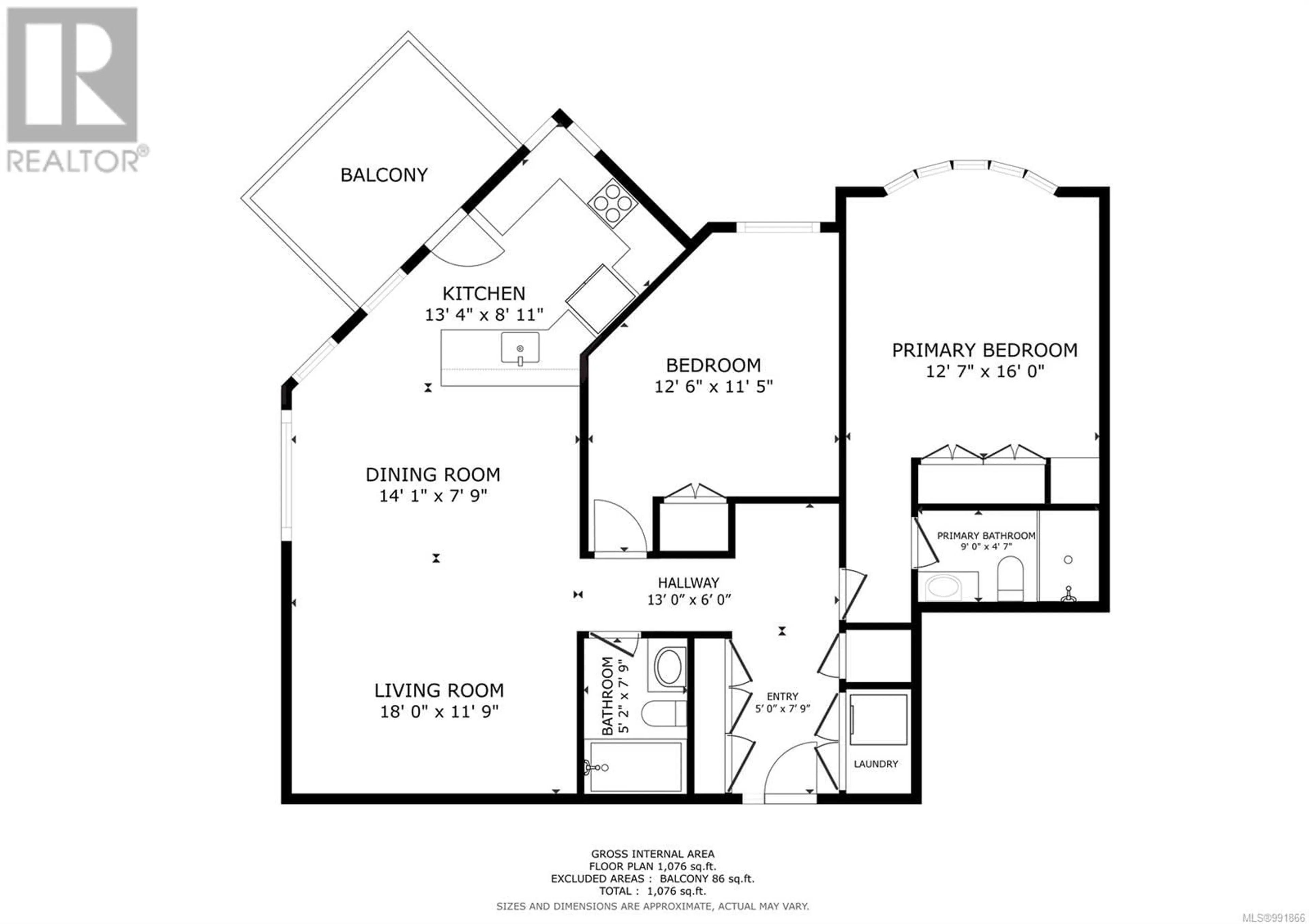 Floor plan for 2304 - 27 ISLAND HIGHWAY, Campbell River British Columbia V9W1A2