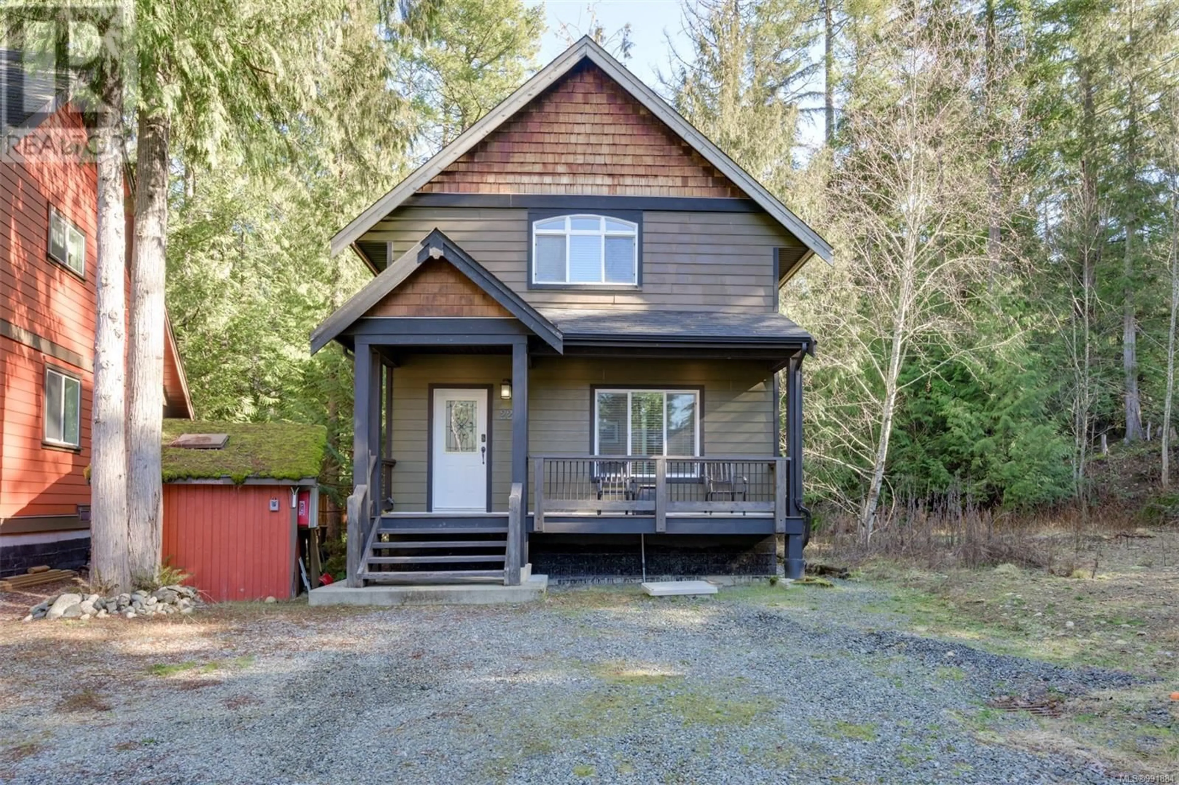 Home with vinyl exterior material, street for 22 - 2970 GLEN EAGLES ROAD, Shawnigan Lake British Columbia V0R2W1