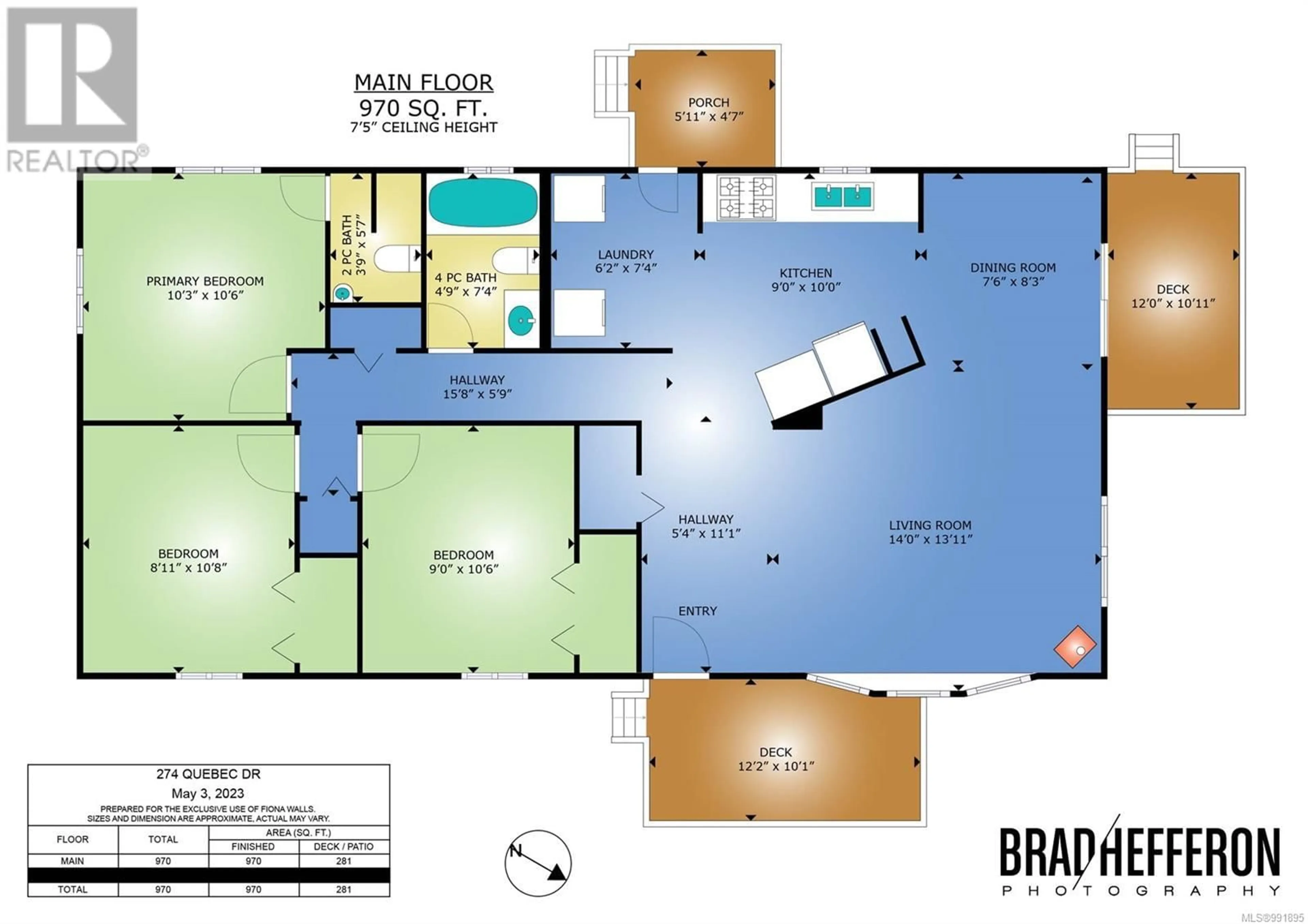 Floor plan for 274 QUEBEC DRIVE, Salt Spring British Columbia V8K2L5