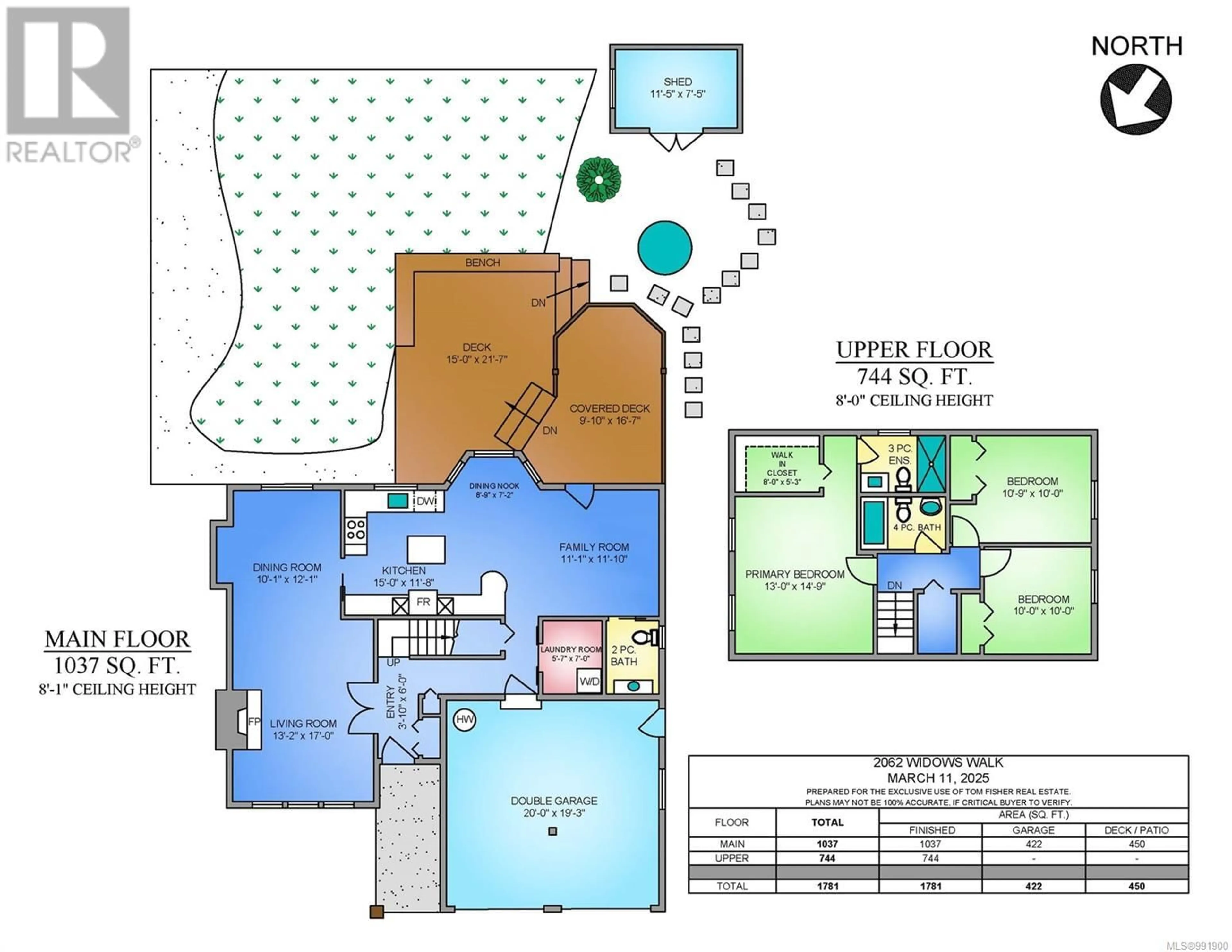 Floor plan for 2062 WIDOWS WALK, Shawnigan Lake British Columbia V8H2G5