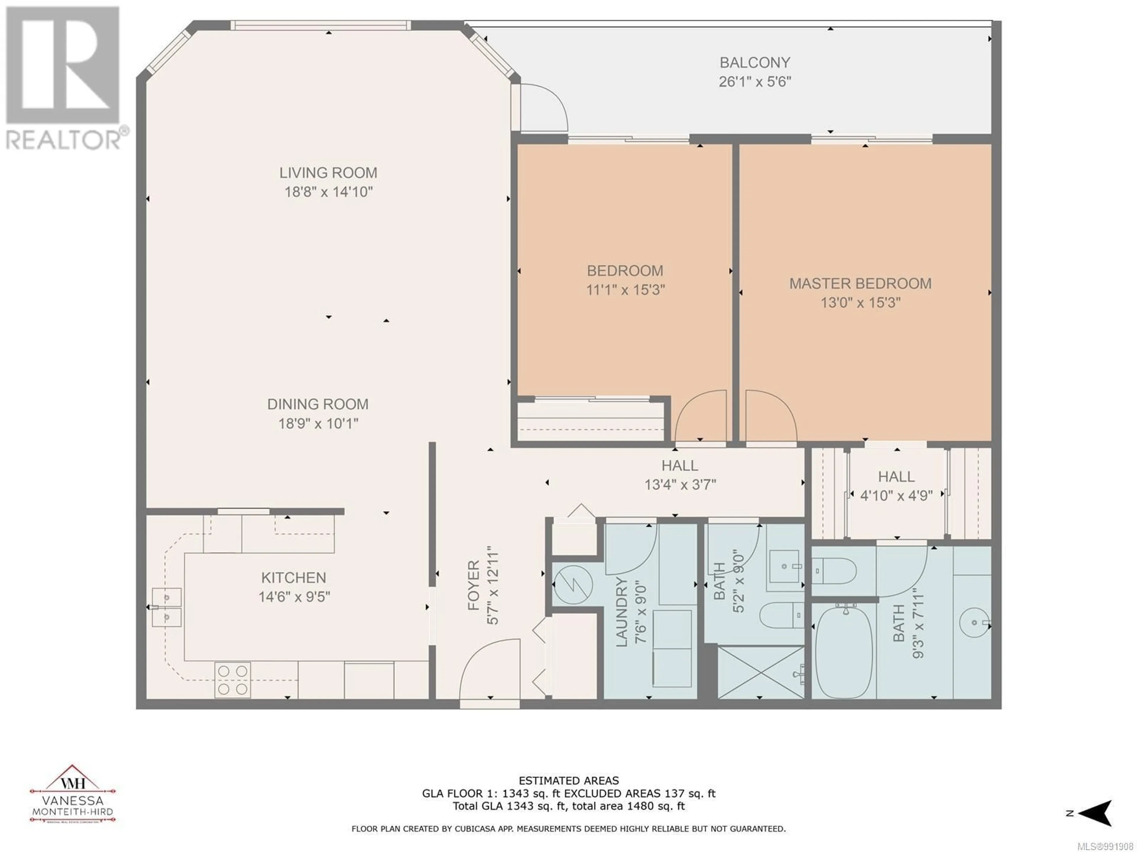 Floor plan for 306 - 169 ISLAND HIGHWAY SOUTH, Campbell River British Columbia V9W6W2