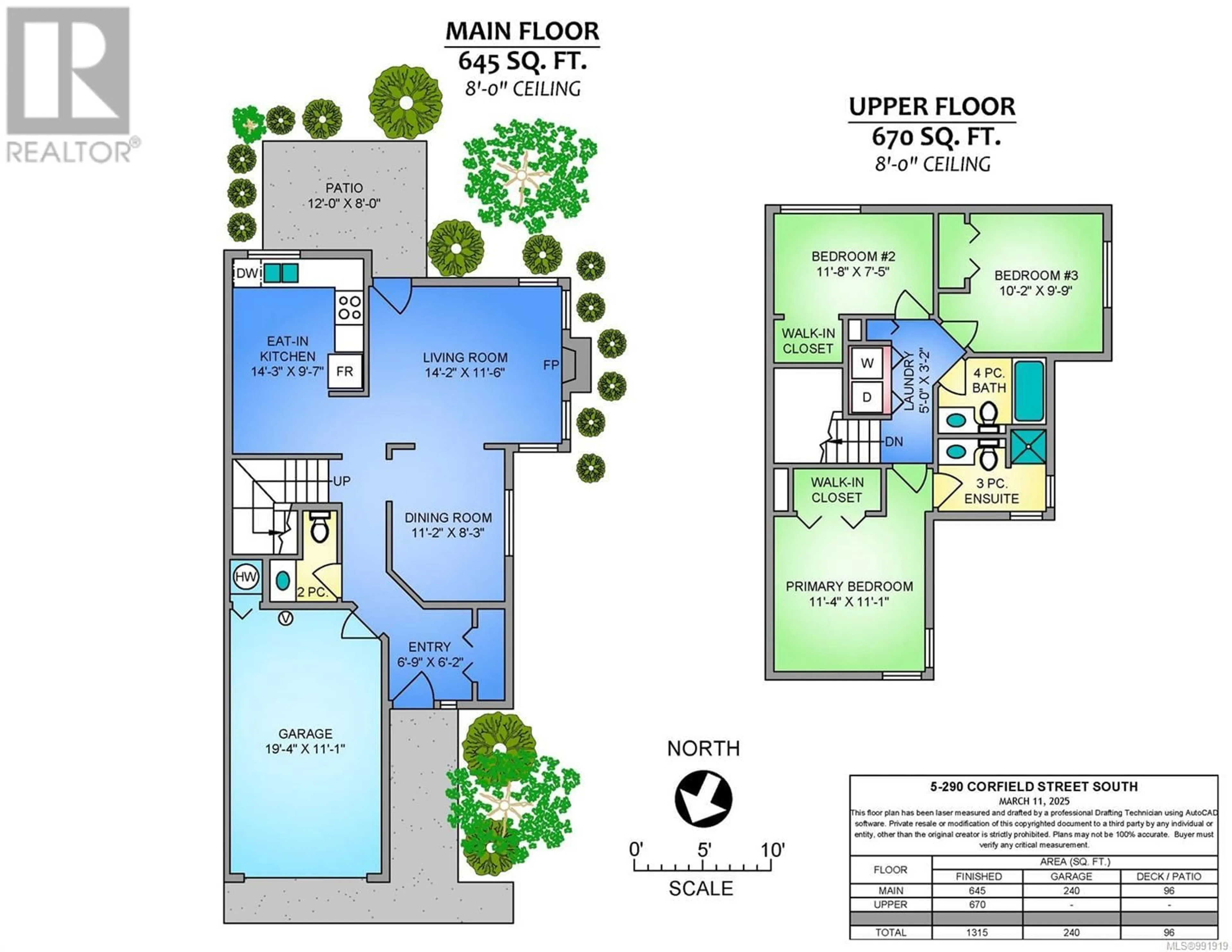 Floor plan for 5 290 Corfield St S, Parksville British Columbia V9P2G4