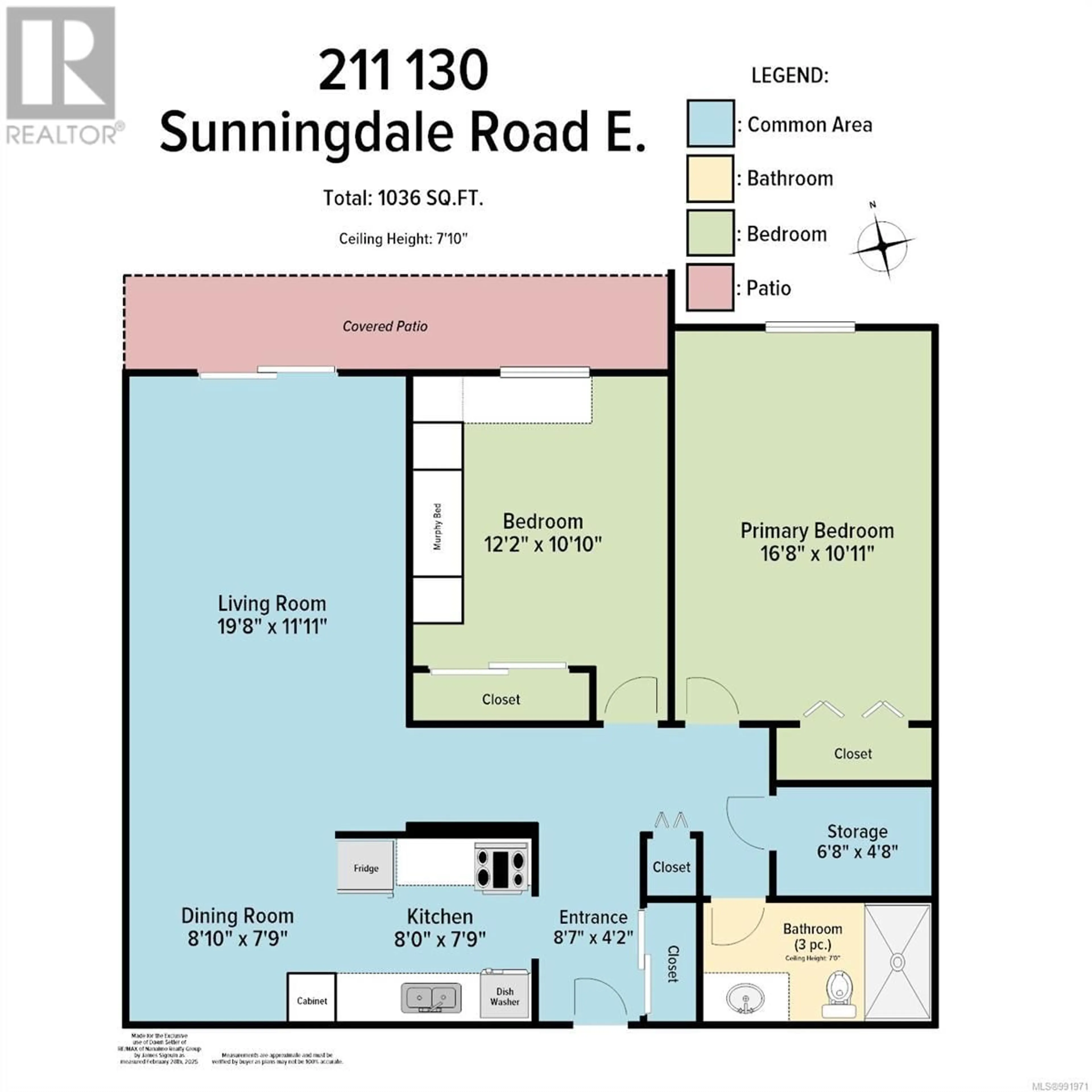 Floor plan for 211 130 Sunningdale Rd E, Qualicum Beach British Columbia V9K1P6