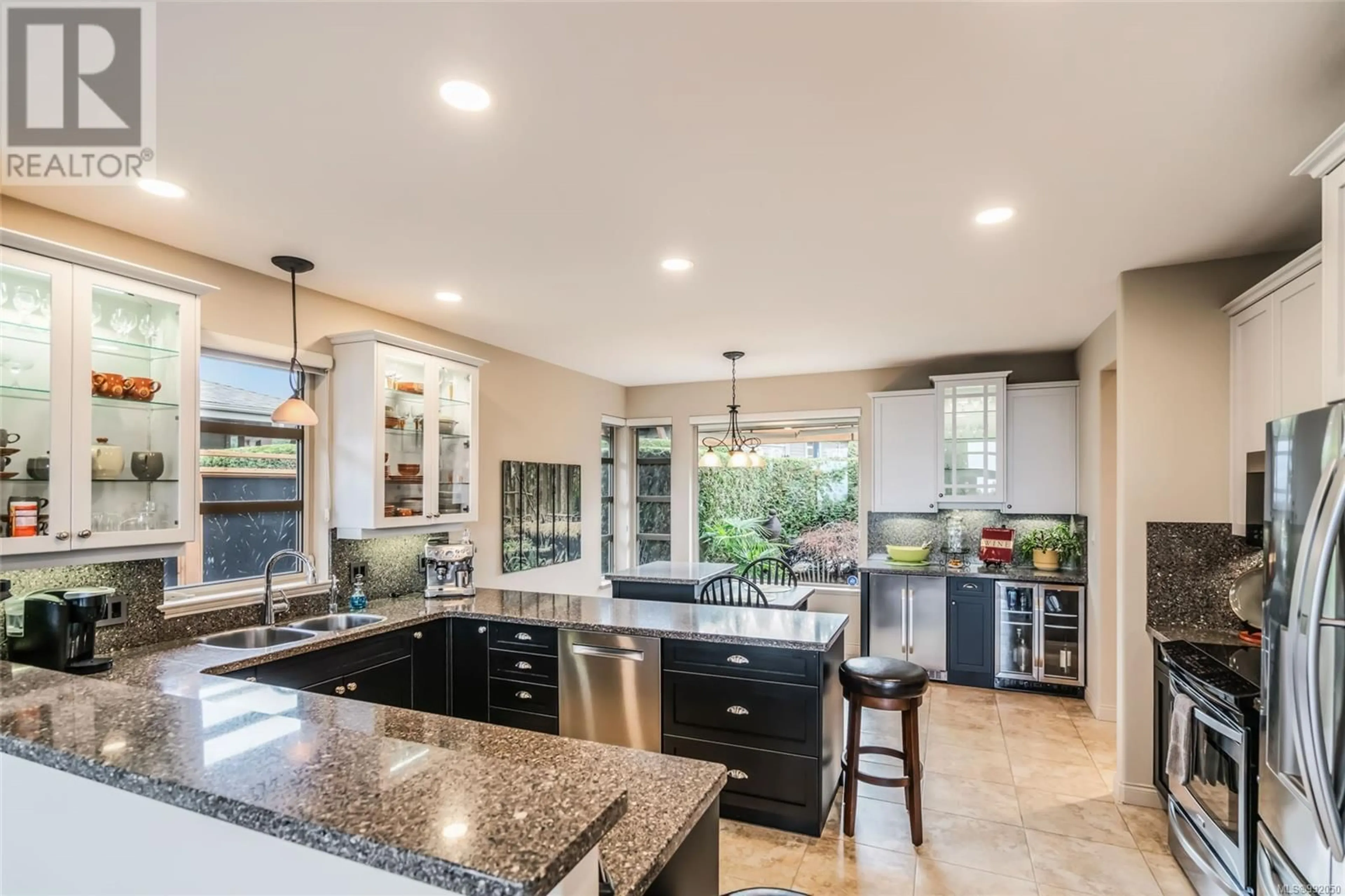 Open concept kitchen, ceramic/tile floor for 3554 GOODRICH ROAD, Nanoose Bay British Columbia V9P9K9