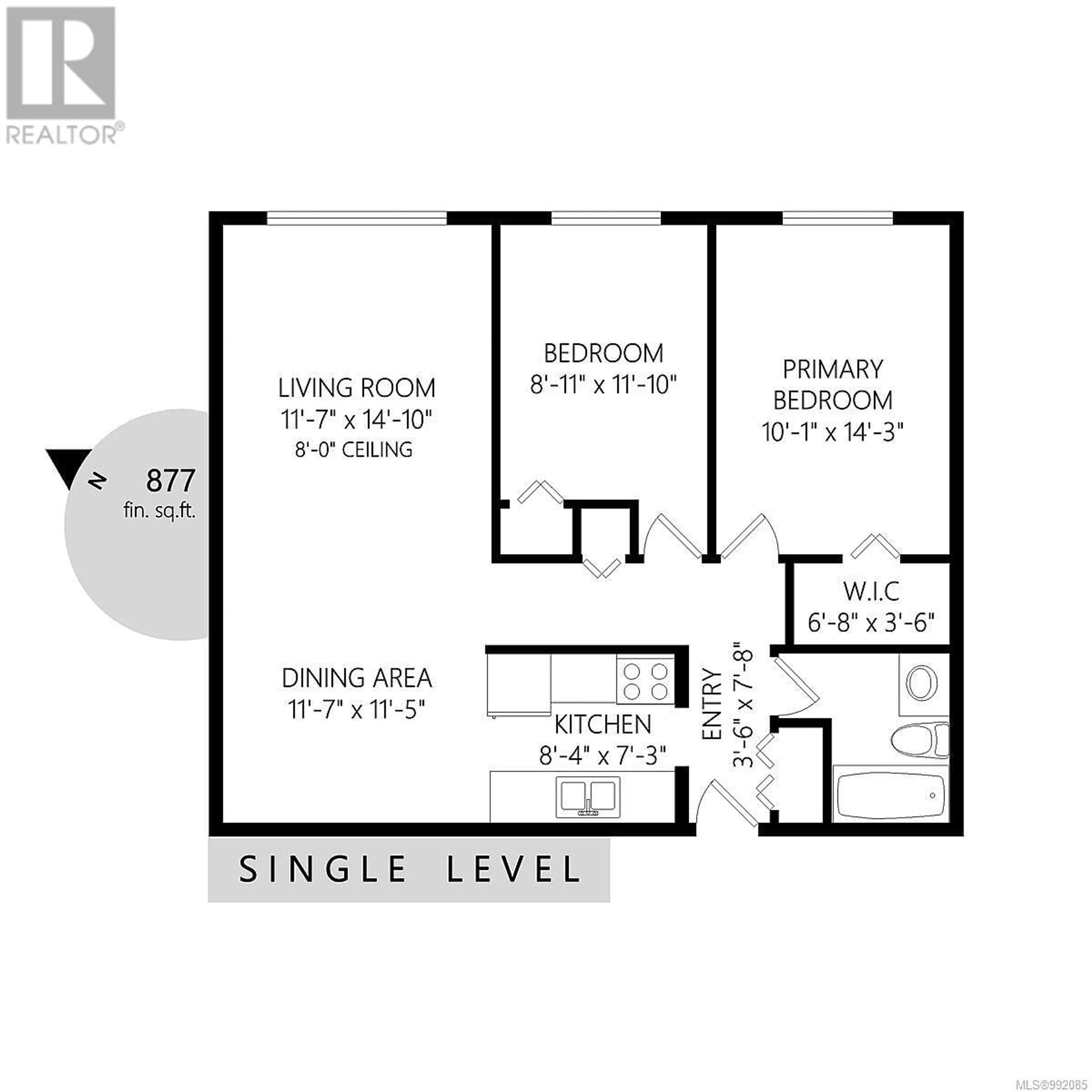 Floor plan for 101 - 218 BAYVIEW AVENUE, Ladysmith British Columbia V9G1S9