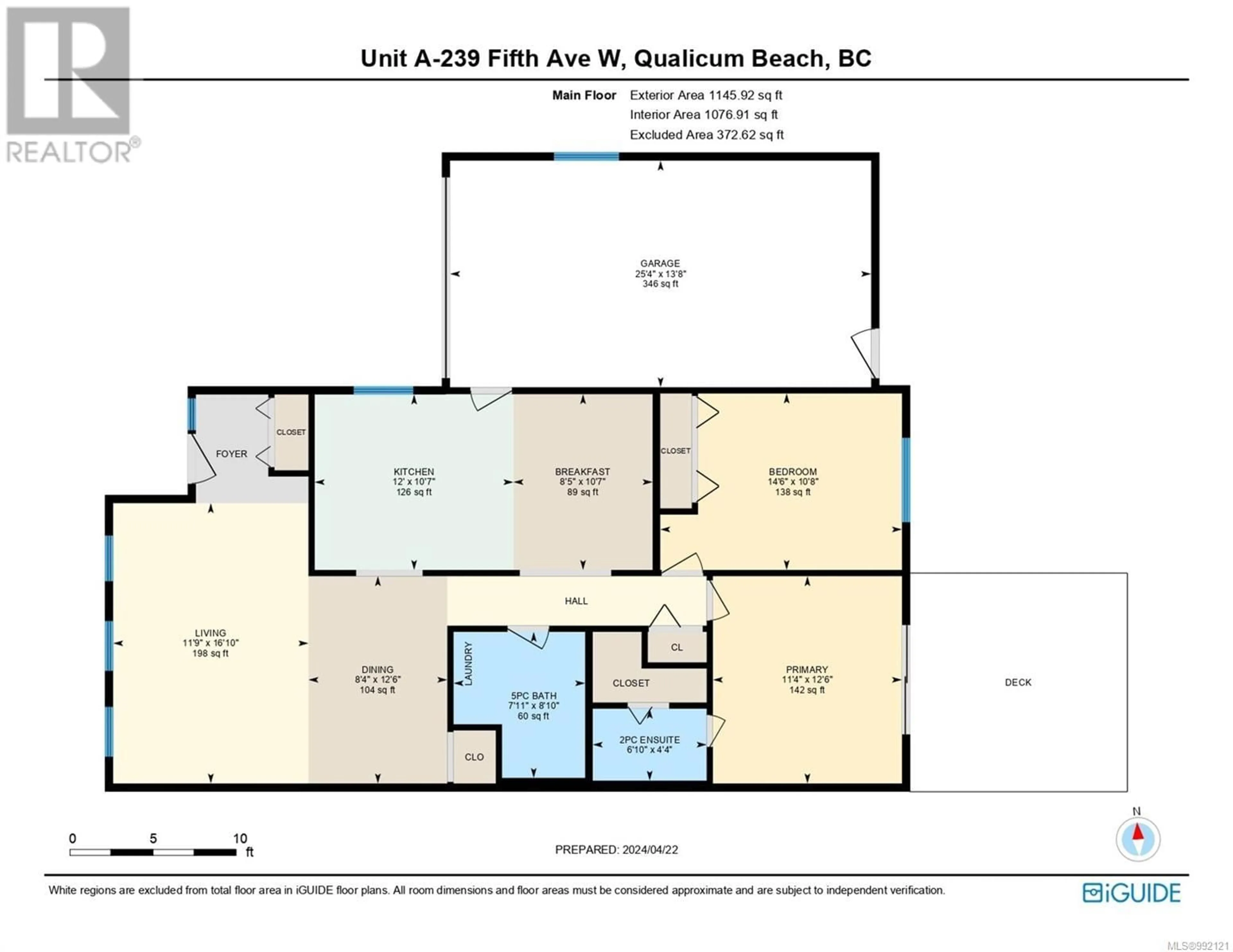 Floor plan for 239 FIFTH AVENUE, Qualicum Beach British Columbia V9K1S2