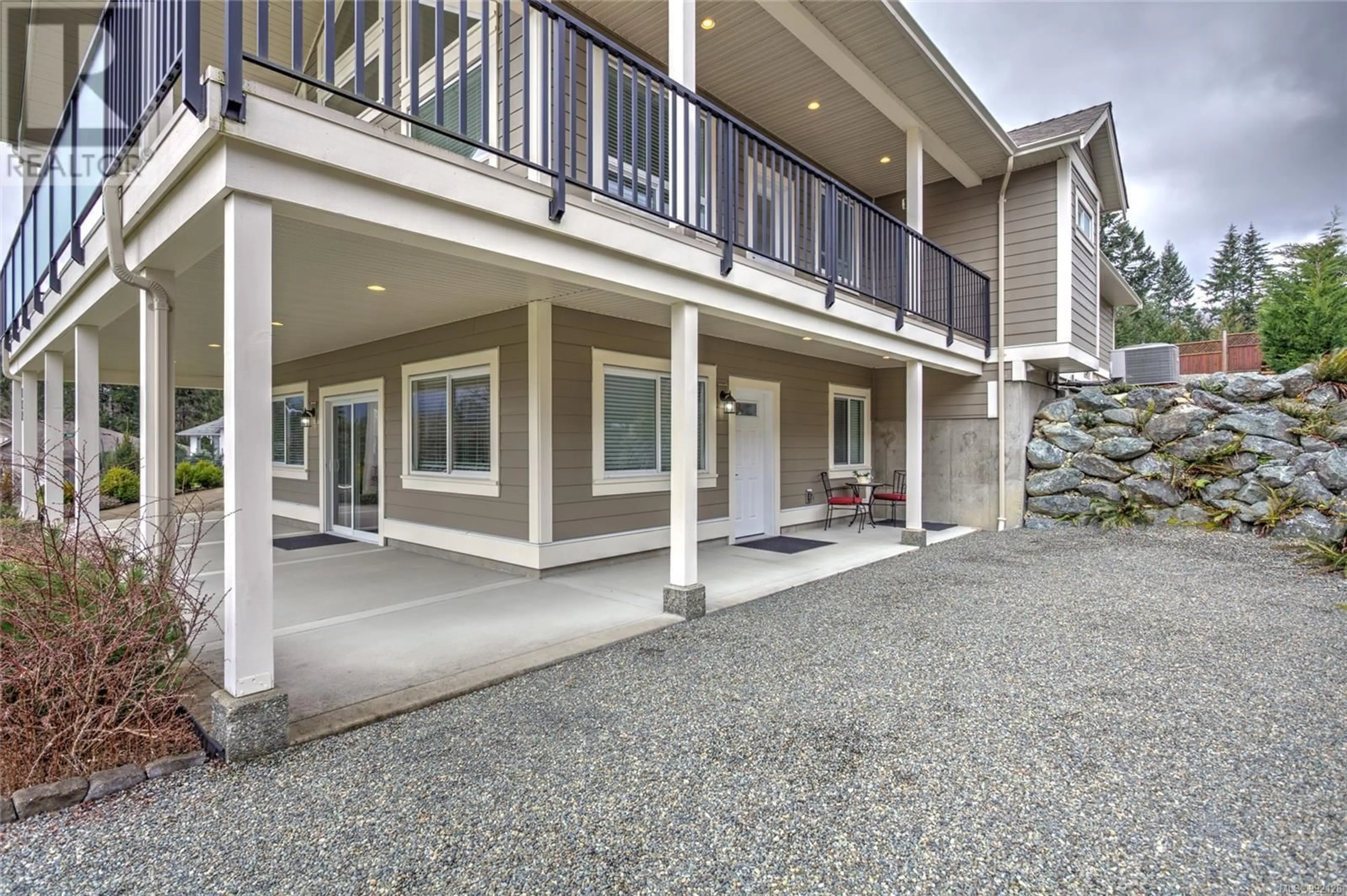 A pic from outside/outdoor area/front of a property/back of a property/a pic from drone, mountain view for 422 MOUNTAIN VIEW DRIVE, Lake Cowichan British Columbia V0R2G0