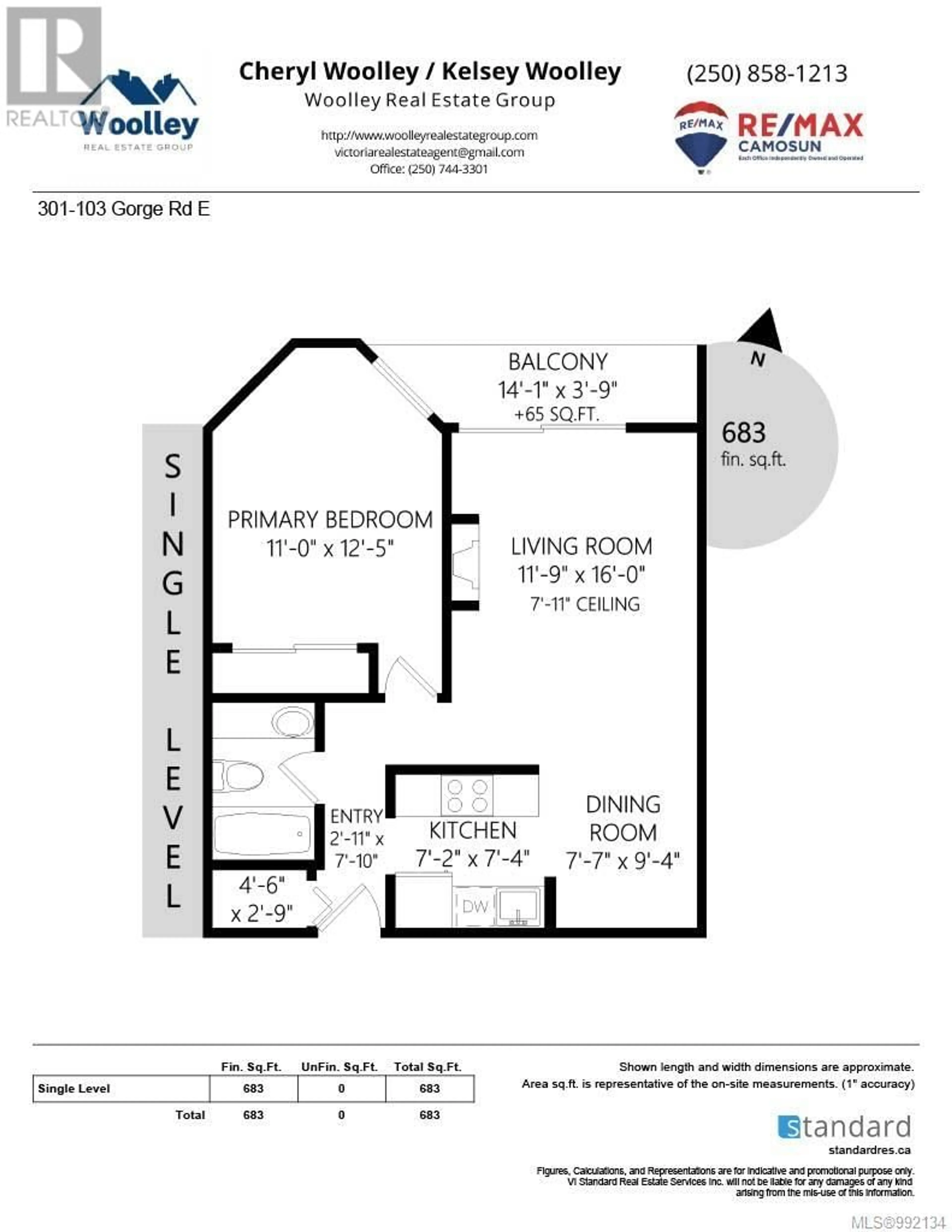 Floor plan for 301 - 103 GORGE ROAD EAST, Victoria British Columbia V9A6Z2