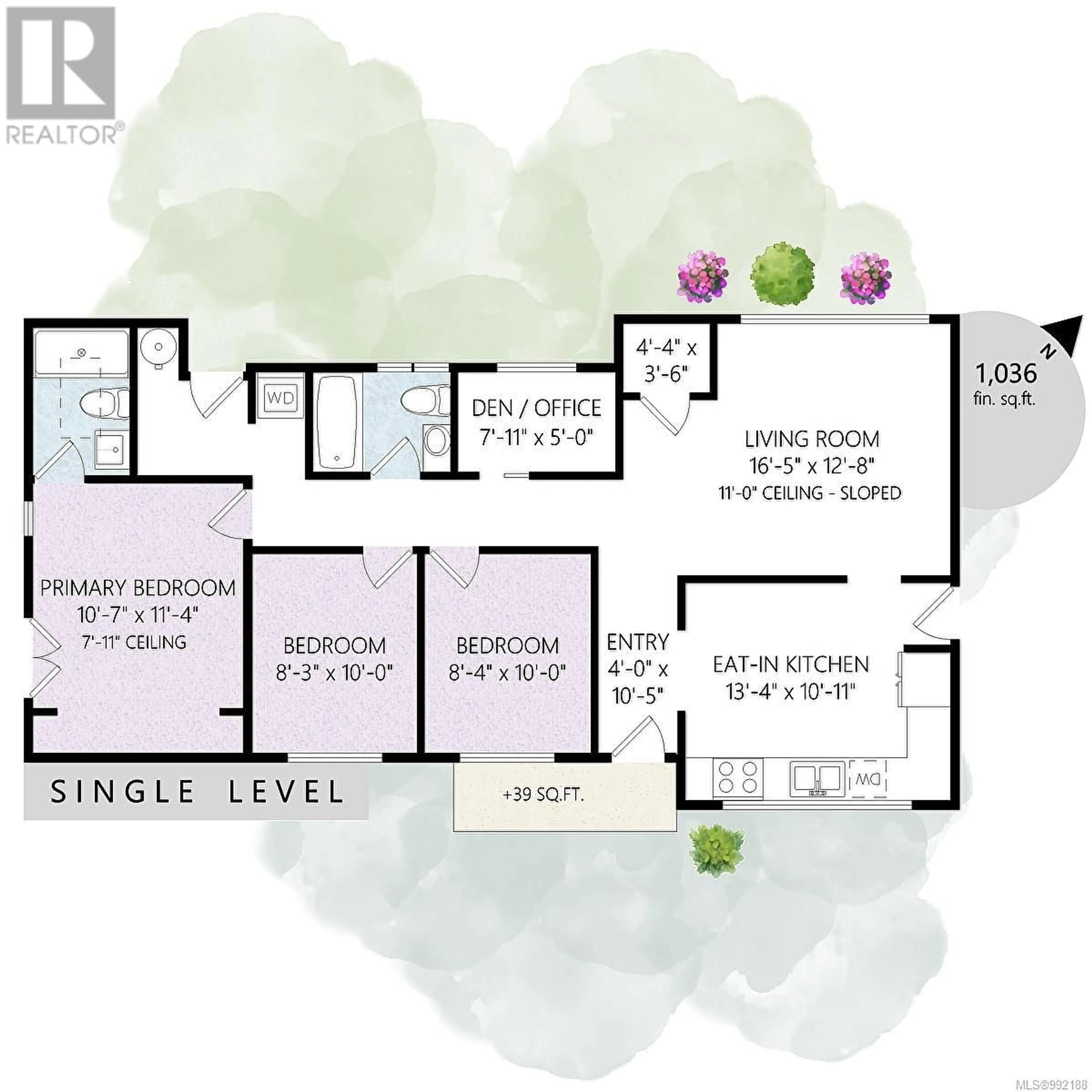 Floor plan for 421 QUATSINO ROAD, Qualicum Beach British Columbia V9K1B5