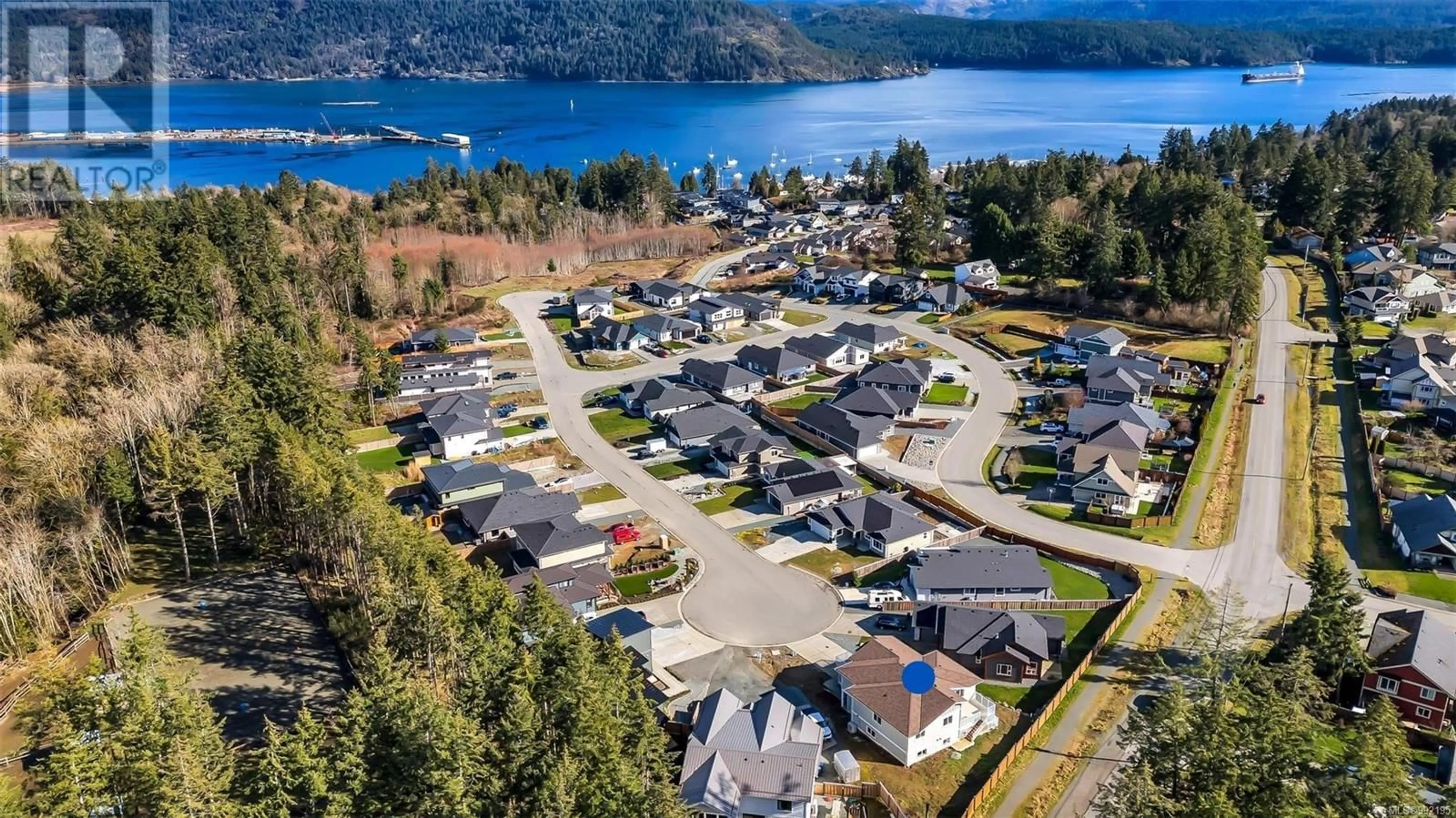 A pic from outside/outdoor area/front of a property/back of a property/a pic from drone, water/lake/river/ocean view for 4580 GALDWELL ROAD, Cowichan Bay British Columbia V0R1N1