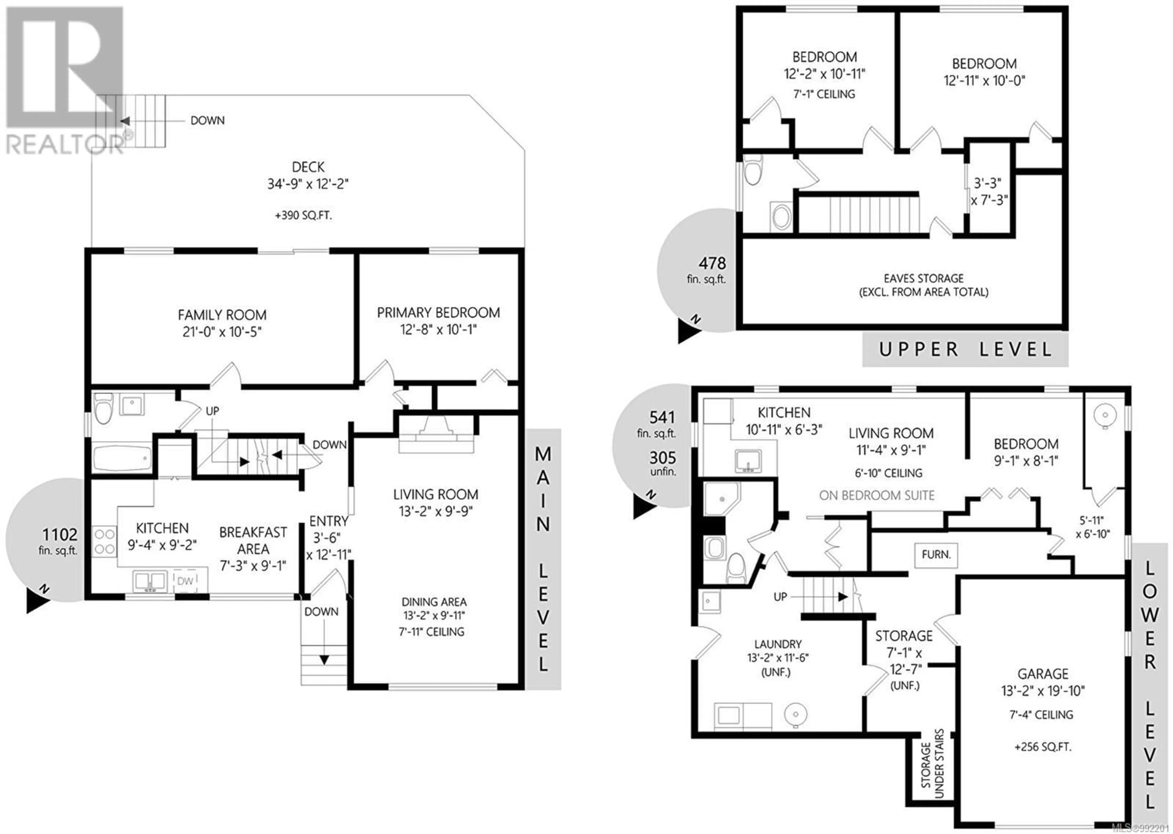 Floor plan for 1475 STROUD ROAD, Victoria British Columbia V8T2K7