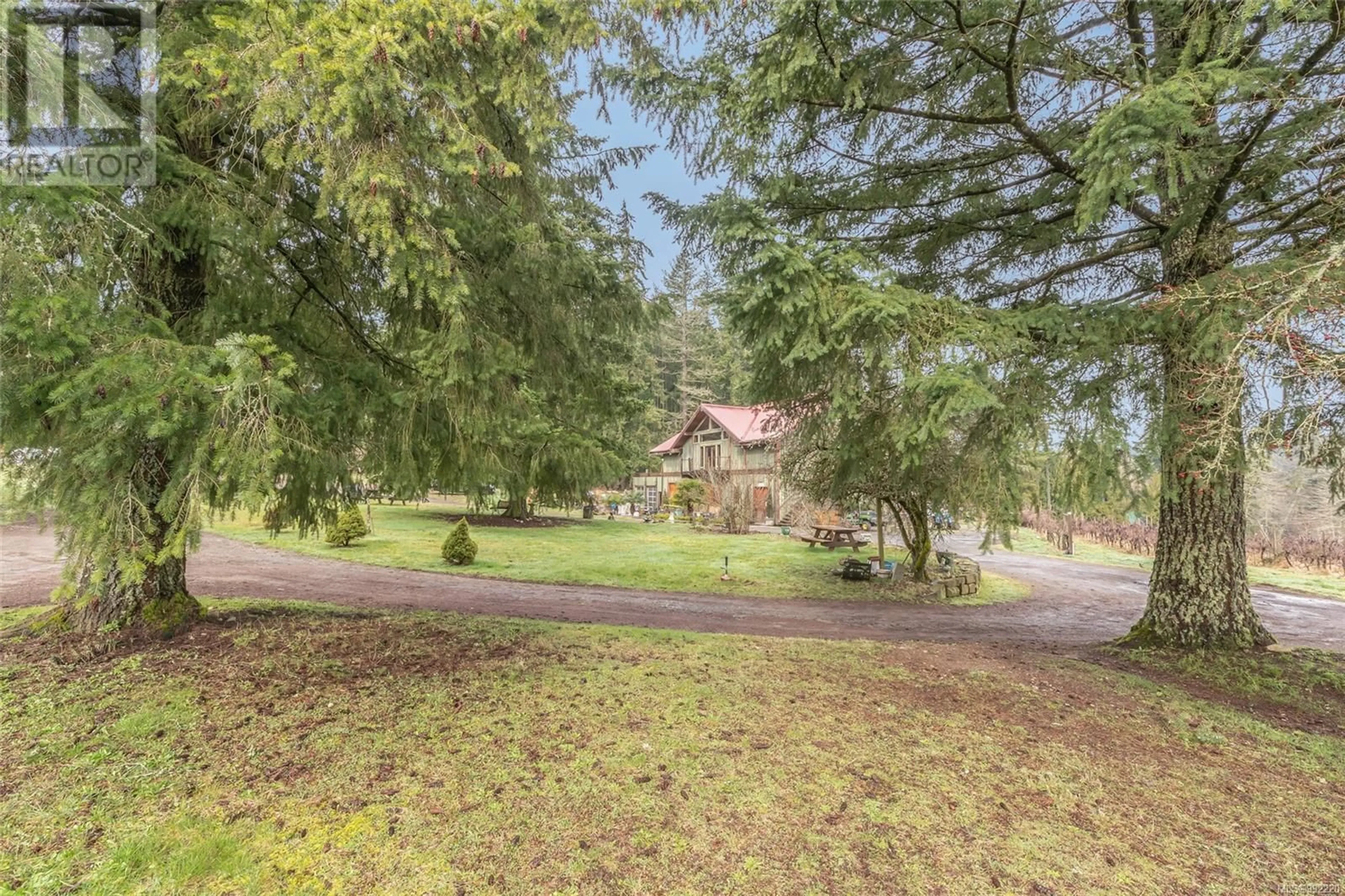 A pic from outside/outdoor area/front of a property/back of a property/a pic from drone, forest/trees view for 2300 EAST WELLINGTON ROAD, Nanaimo British Columbia V9R6V7
