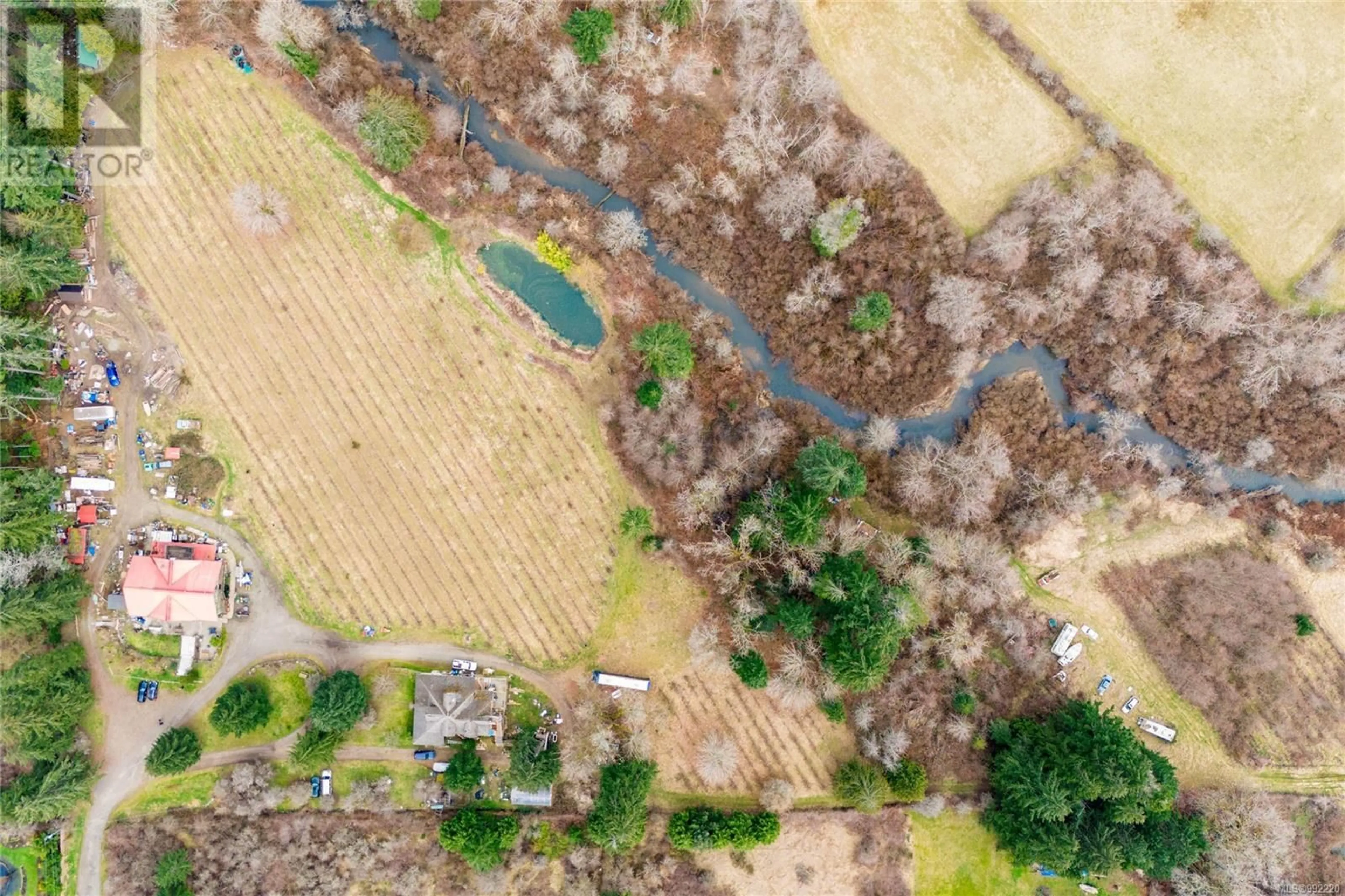 A pic from outside/outdoor area/front of a property/back of a property/a pic from drone, forest/trees view for 2300 EAST WELLINGTON ROAD, Nanaimo British Columbia V9R6V7