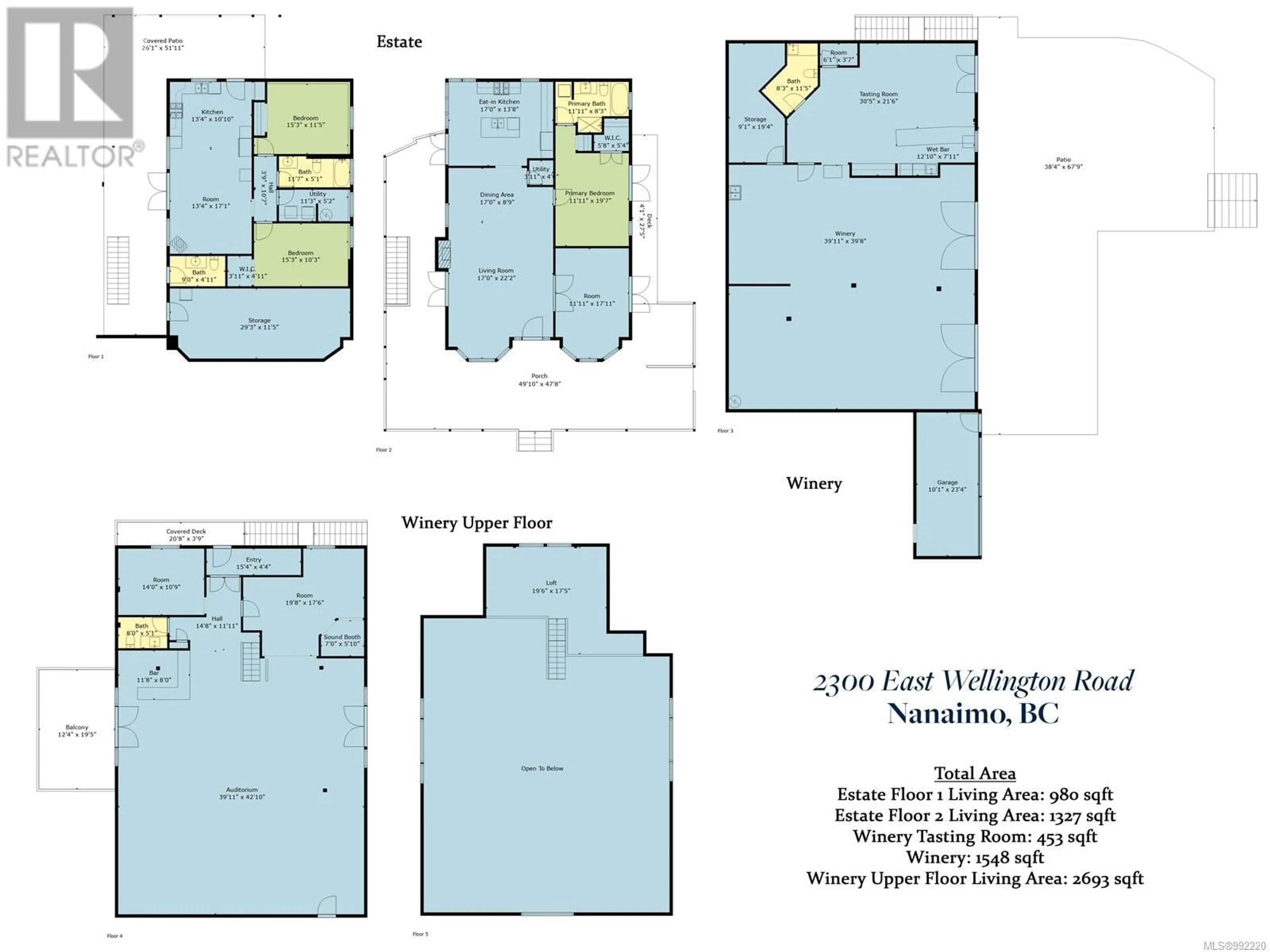 Floor plan for 2300 EAST WELLINGTON ROAD, Nanaimo British Columbia V9R6V7