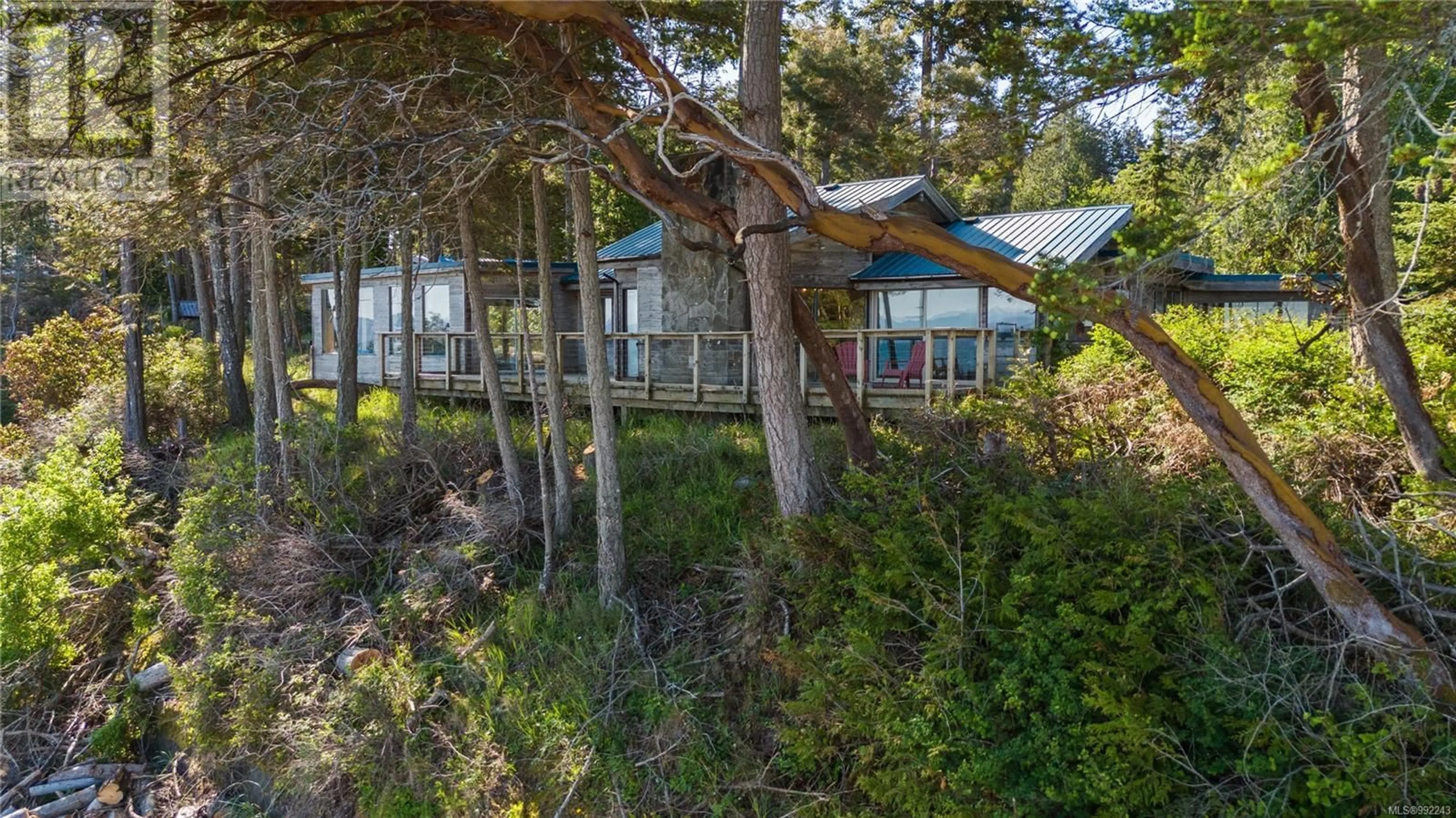 A pic from outside/outdoor area/front of a property/back of a property/a pic from drone, unknown for 6055 MACLEAN ROAD, Hornby Island British Columbia V0R1Z0