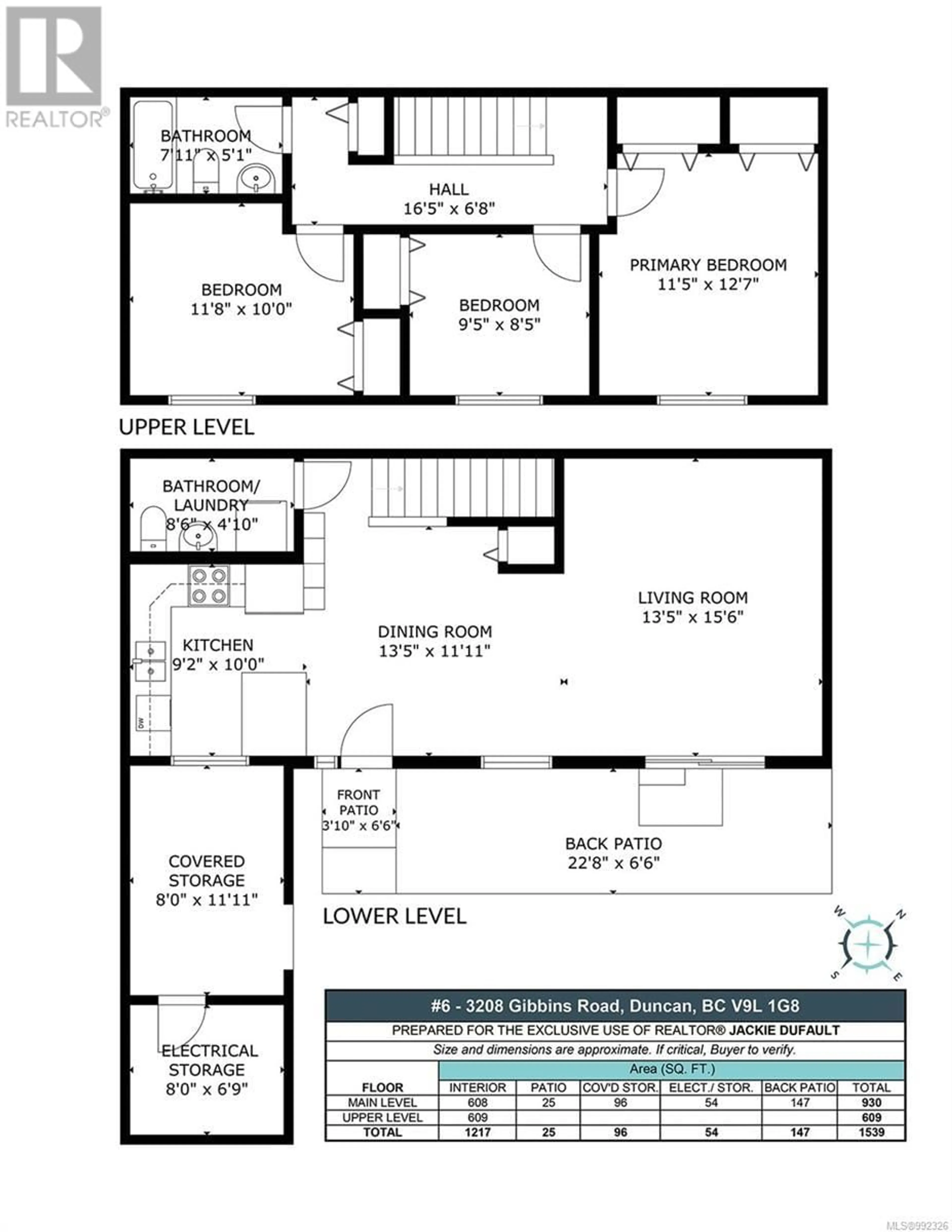 Floor plan for 6 - 3208 GIBBINS ROAD, Duncan British Columbia V9L1G8