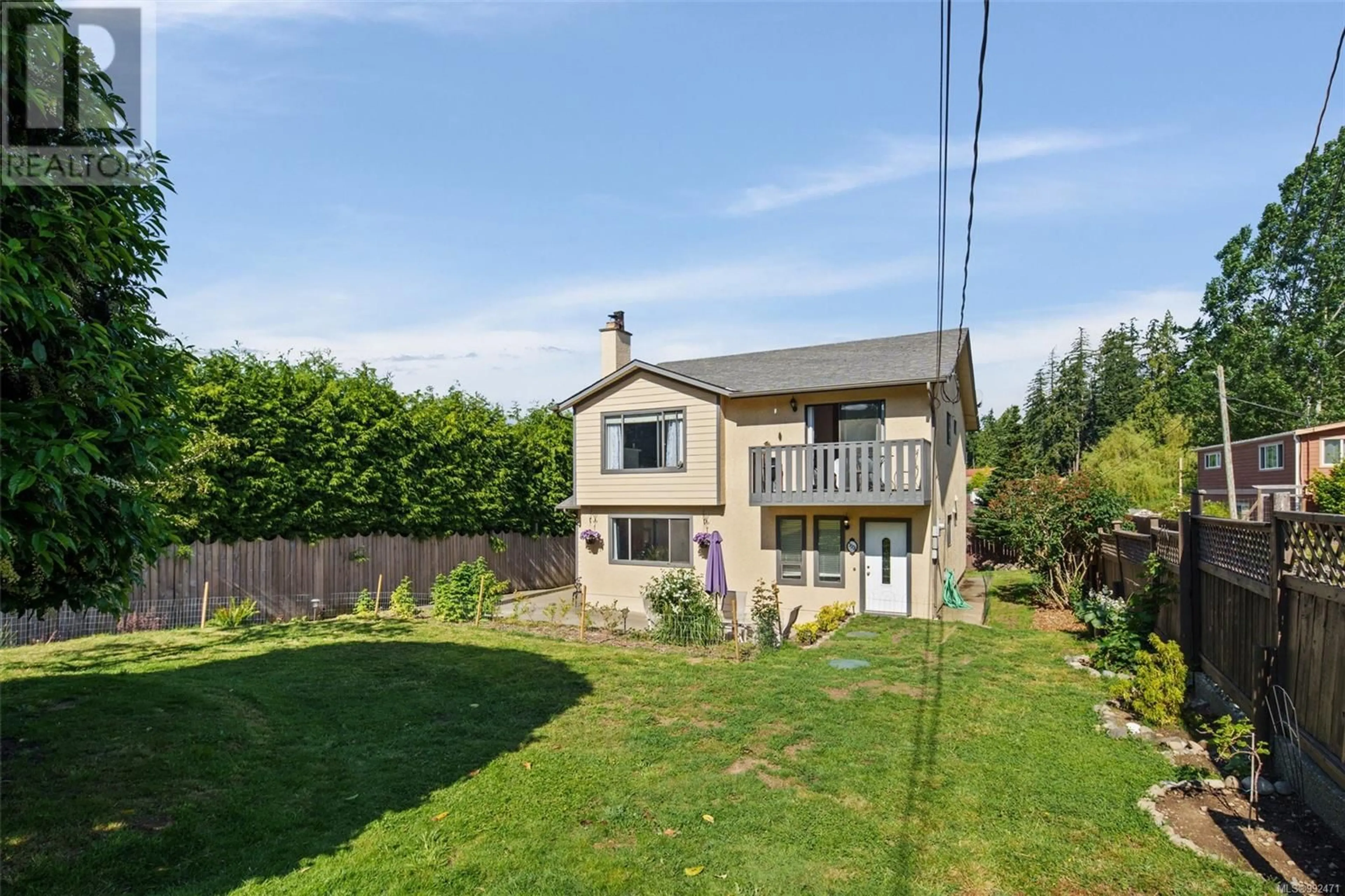 A pic from outside/outdoor area/front of a property/back of a property/a pic from drone, street for 3578 WISHART ROAD, Colwood British Columbia V9C3B4